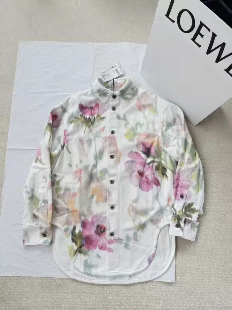 Loewe LOEWE Floral shirt Size XXS / US 00 / IT 34 - 1 Thumbnail