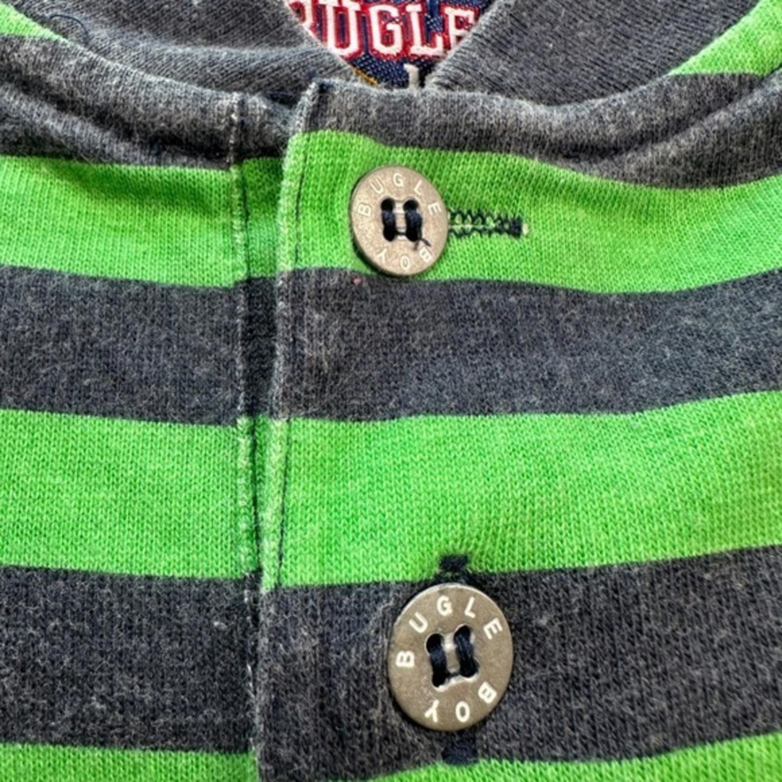 Bugle Boy Vintage Bugle Boy Striped Polo Shirt Mens M Green 90s Retro Size US M / EU 48-50 / 2 - 6 Thumbnail