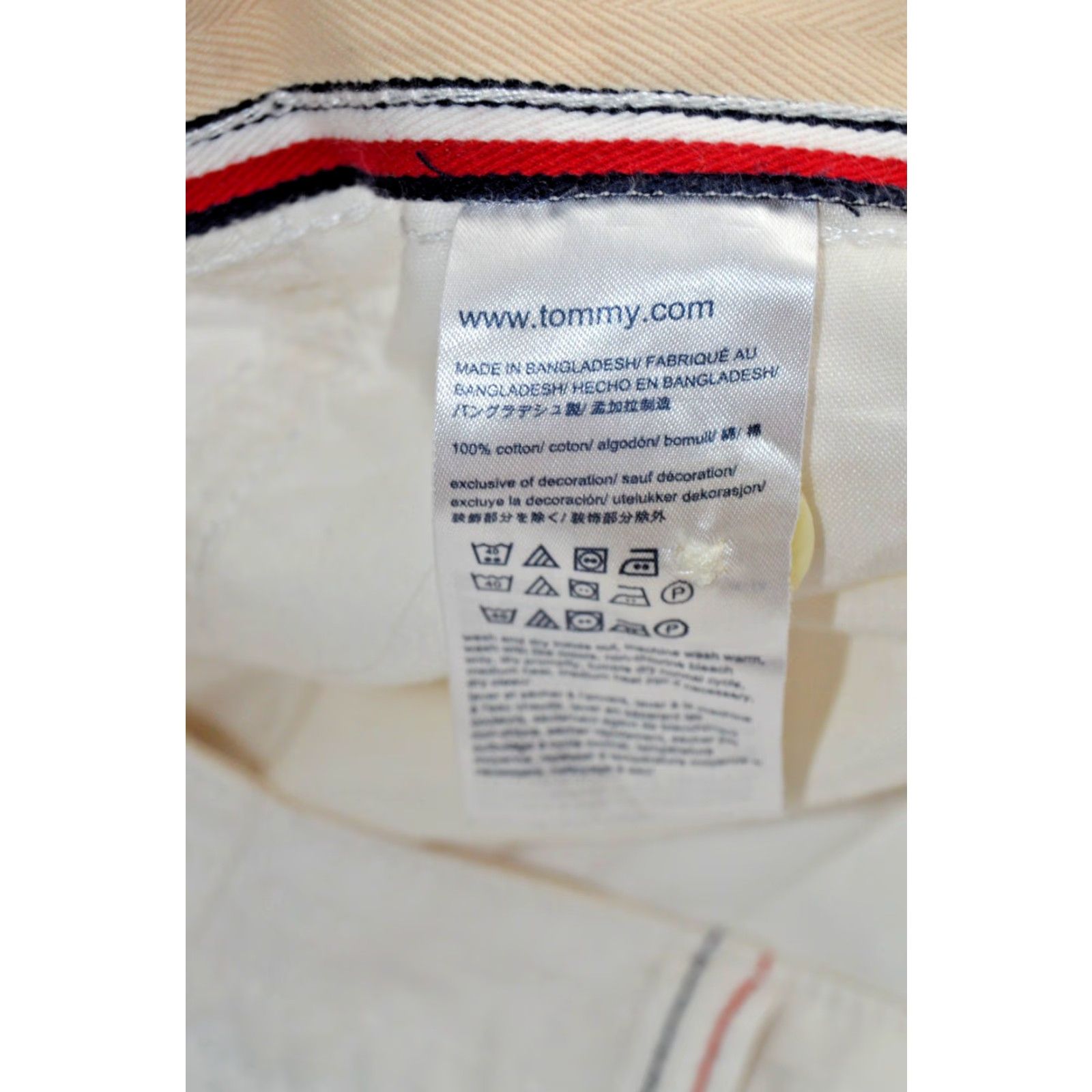 Tommy Hilfiger Tommy Hilfiger Men's Cargo Shorts White 32 Snap Pockets Size US 32 / EU 48 - 6 Thumbnail