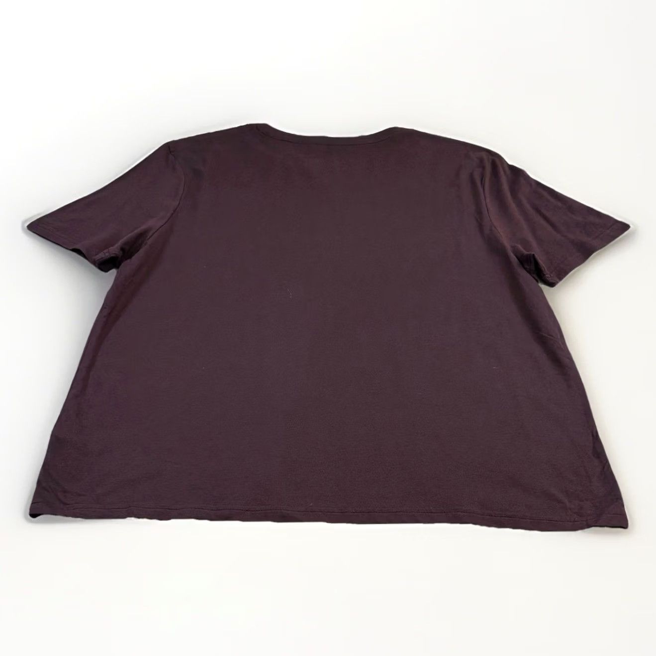 Marks & Spencer M&S T Shirt 2XL Regular Fit Mens Dark Burgundy New With Defects XXL 47-49in Size US XXL / EU 58 / 5 - 2 Thumbnail