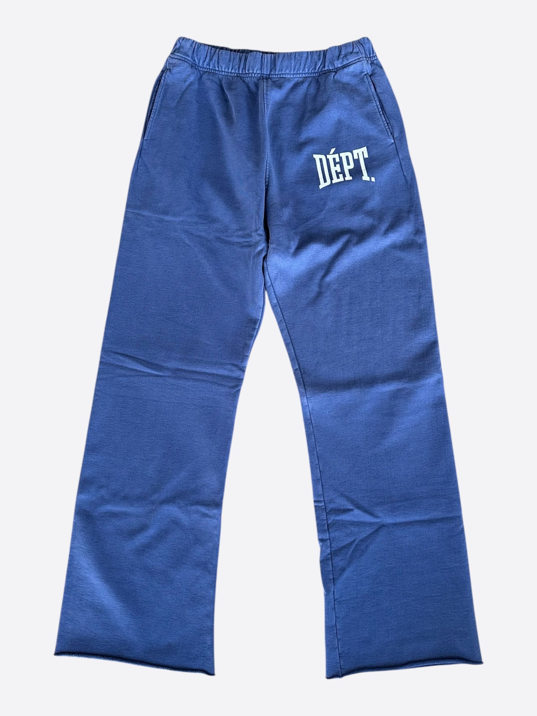 Gallery Dept. Gallery Dept Blue & White Dept Logo Sweatpants Size US 28 / EU 44 - 1 Thumbnail