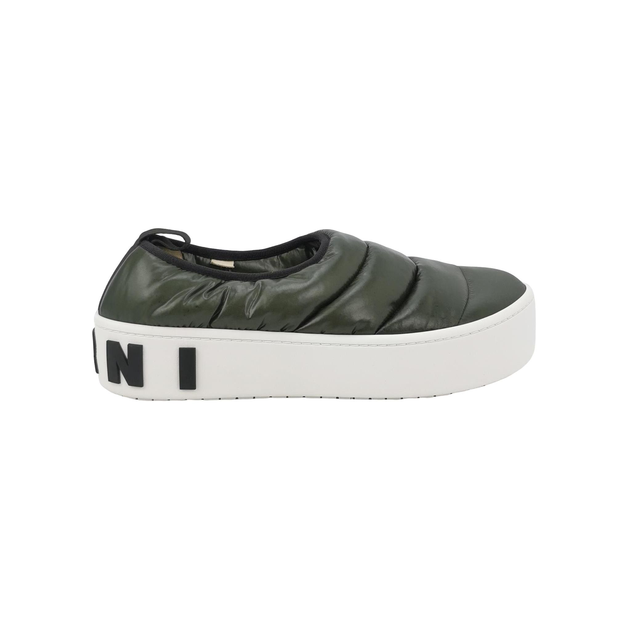 Marni Marni Quilted Logo Puffy Flats Size 40 Size US 10 / IT 40 - 1 Thumbnail