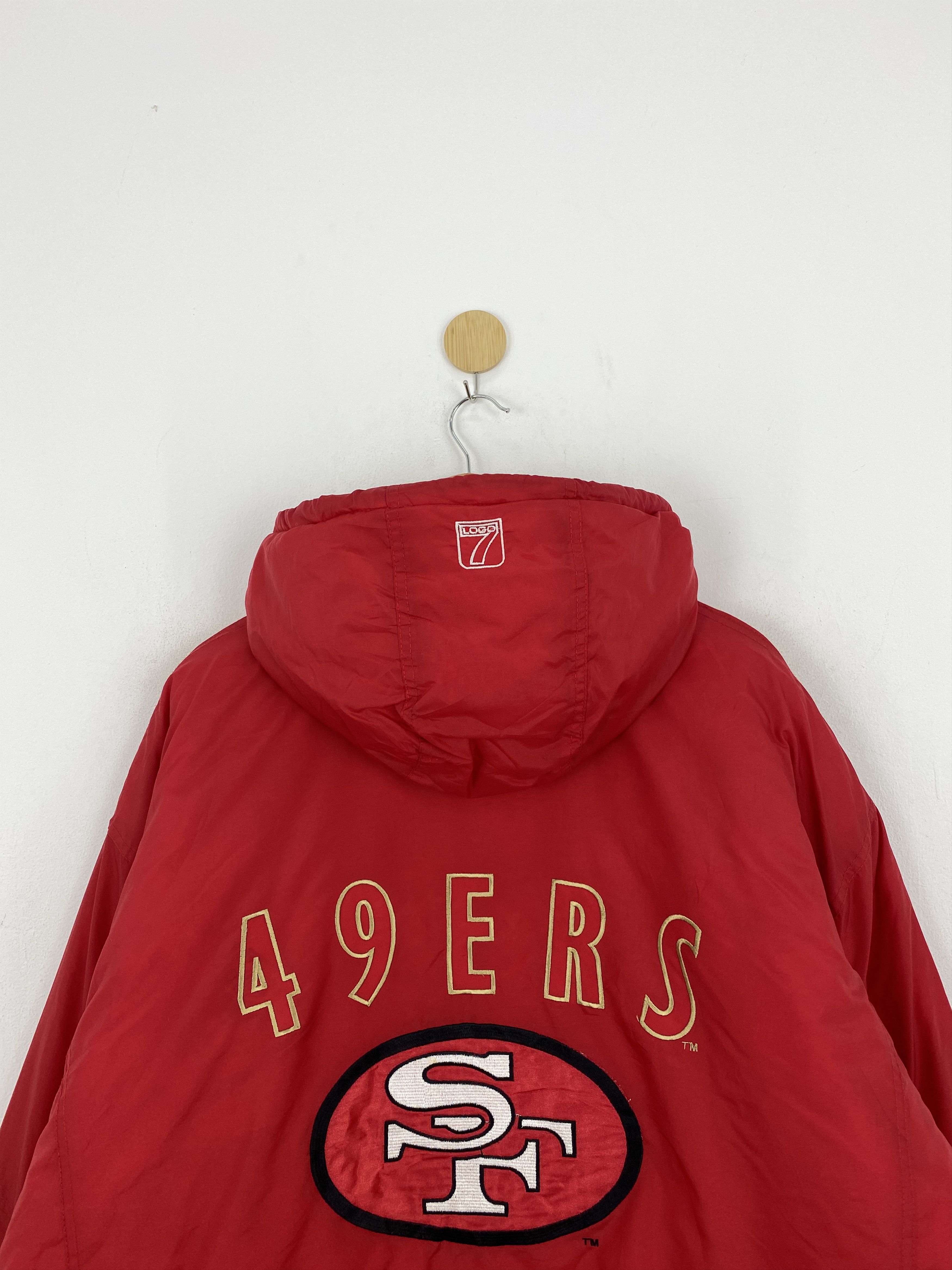 NFL Vintage 90s NFL San Fransisco 49ers Zipper Jacket J1931 Size US L / EU 52-54 / 3 - 3 Thumbnail