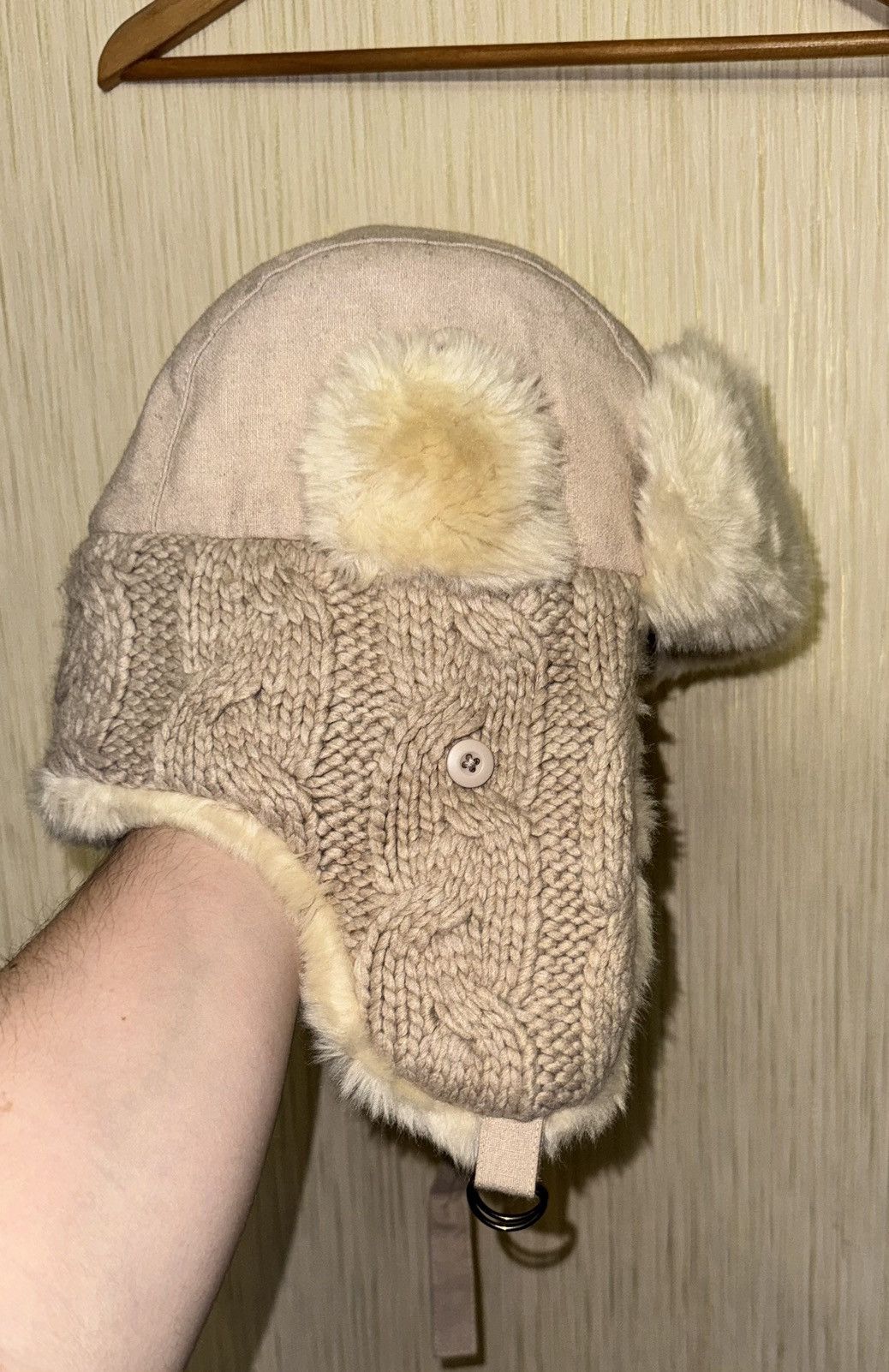 Hysteric Glamour Crazy Y2k Mohair Fuzzy Hat Ushanka Punk Winter Size ONE SIZE - 7 Thumbnail