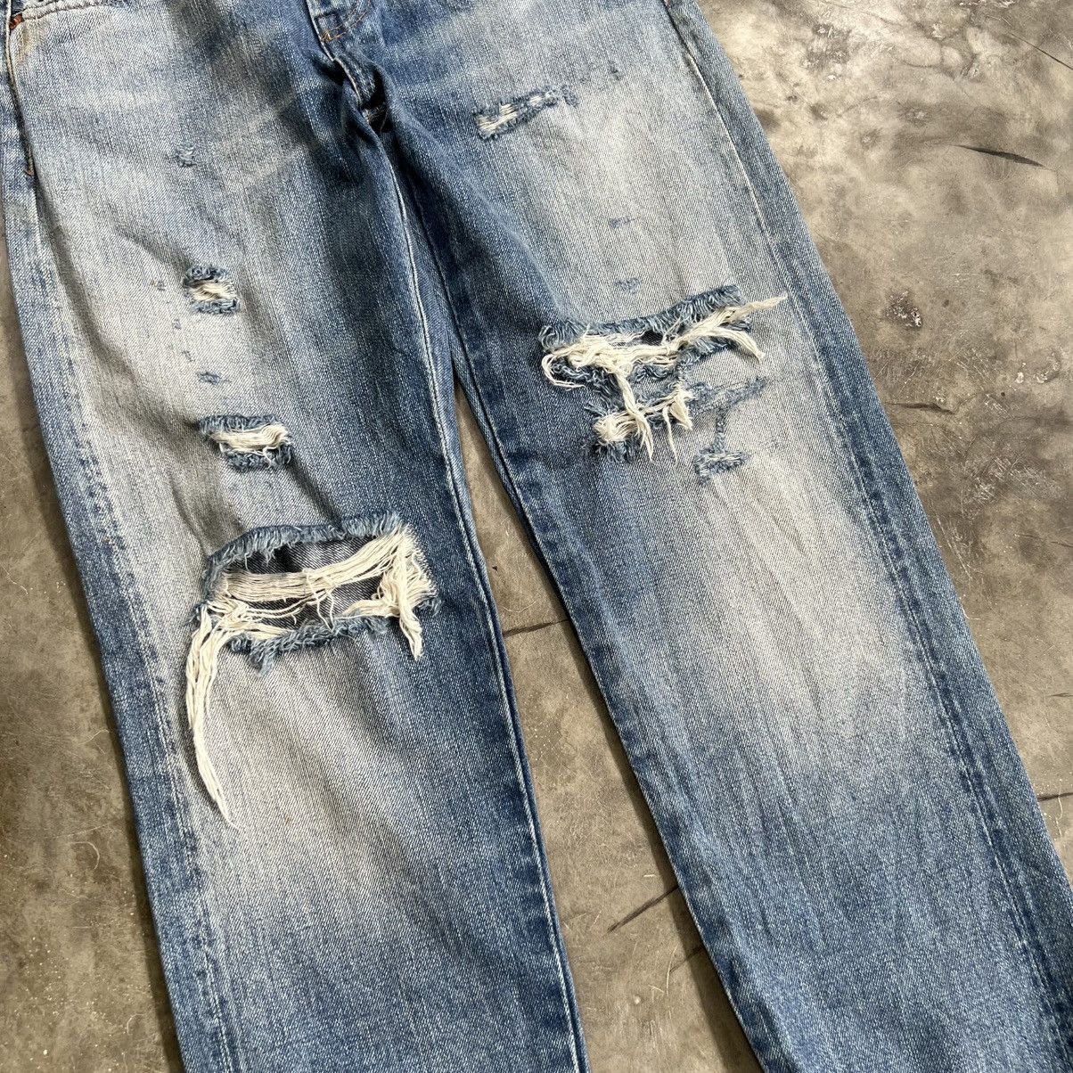 Levi's Vintage 70s Levi’s 505-0217 Big E Selvedge Ripped Jeans Size 25" / US 0 / IT 36 - 7 Thumbnail