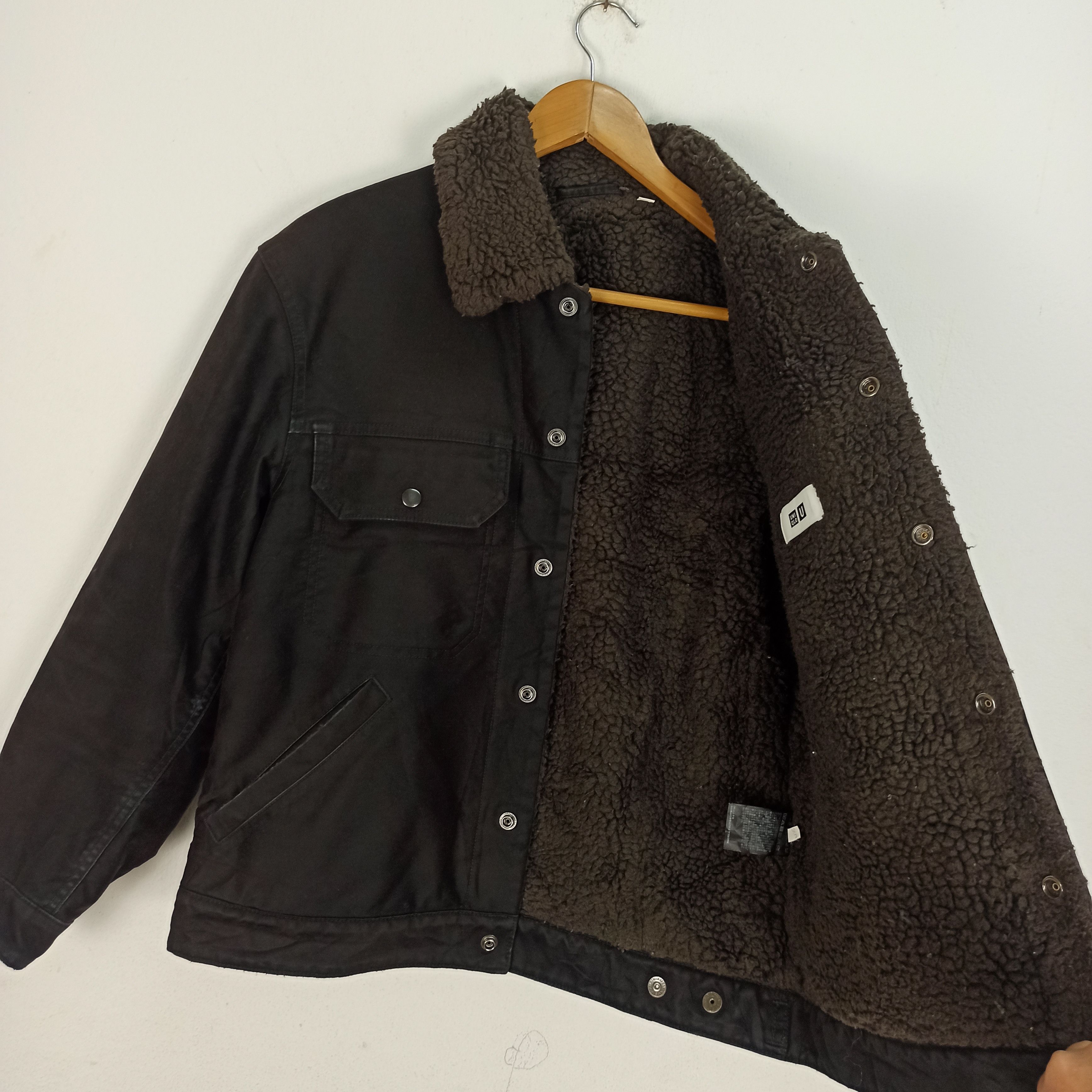 Lemaire × Uniqlo NWOT U Christophe Lemaire Pile Lined Fleece Trucker Jacket Size US M / EU 48-50 / 2 - 7 Thumbnail