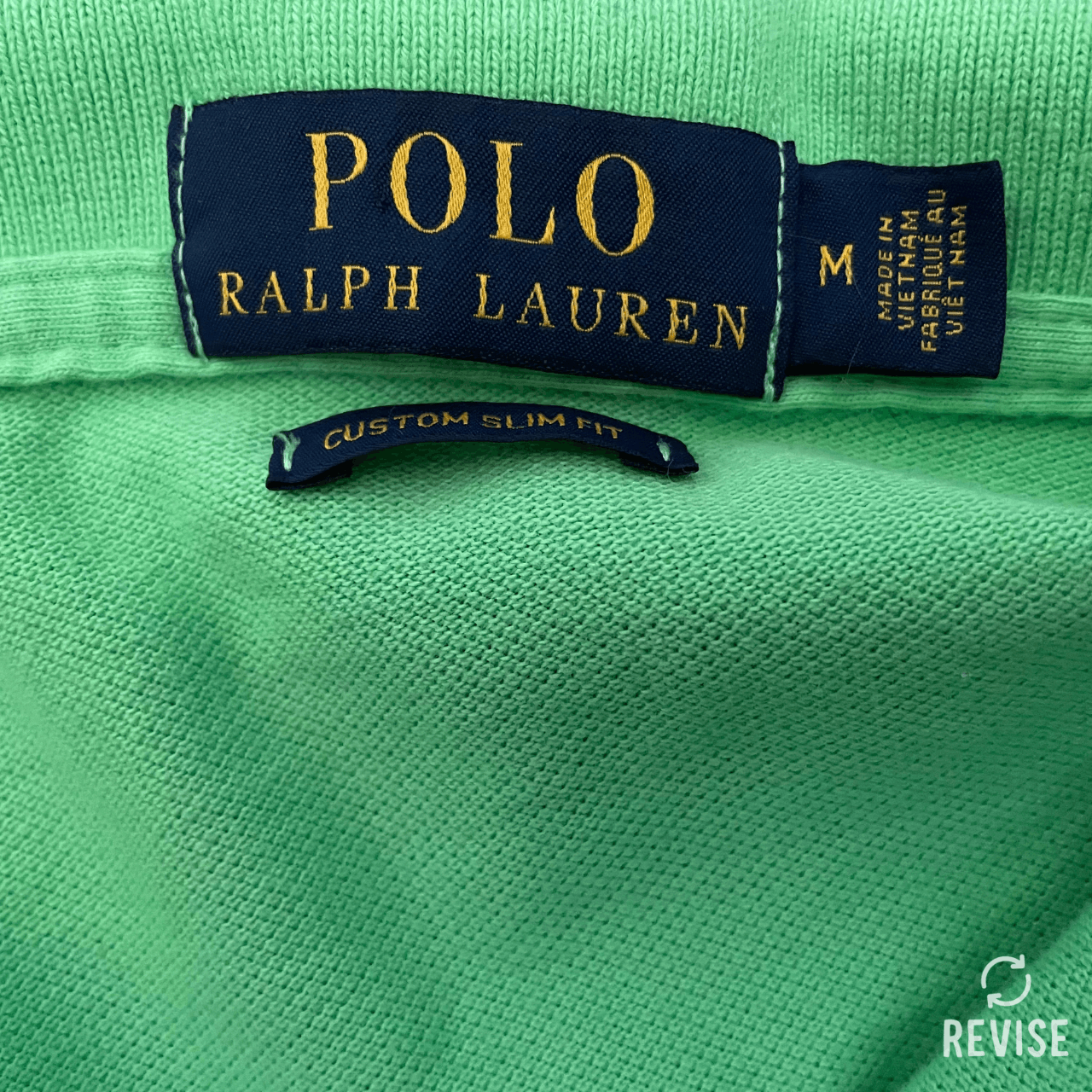 Polo Ralph Lauren Polo Ralph Lauren Green Polo Shirt Orange Logo Size M Size US M / EU 48-50 / 2 - 4 Thumbnail