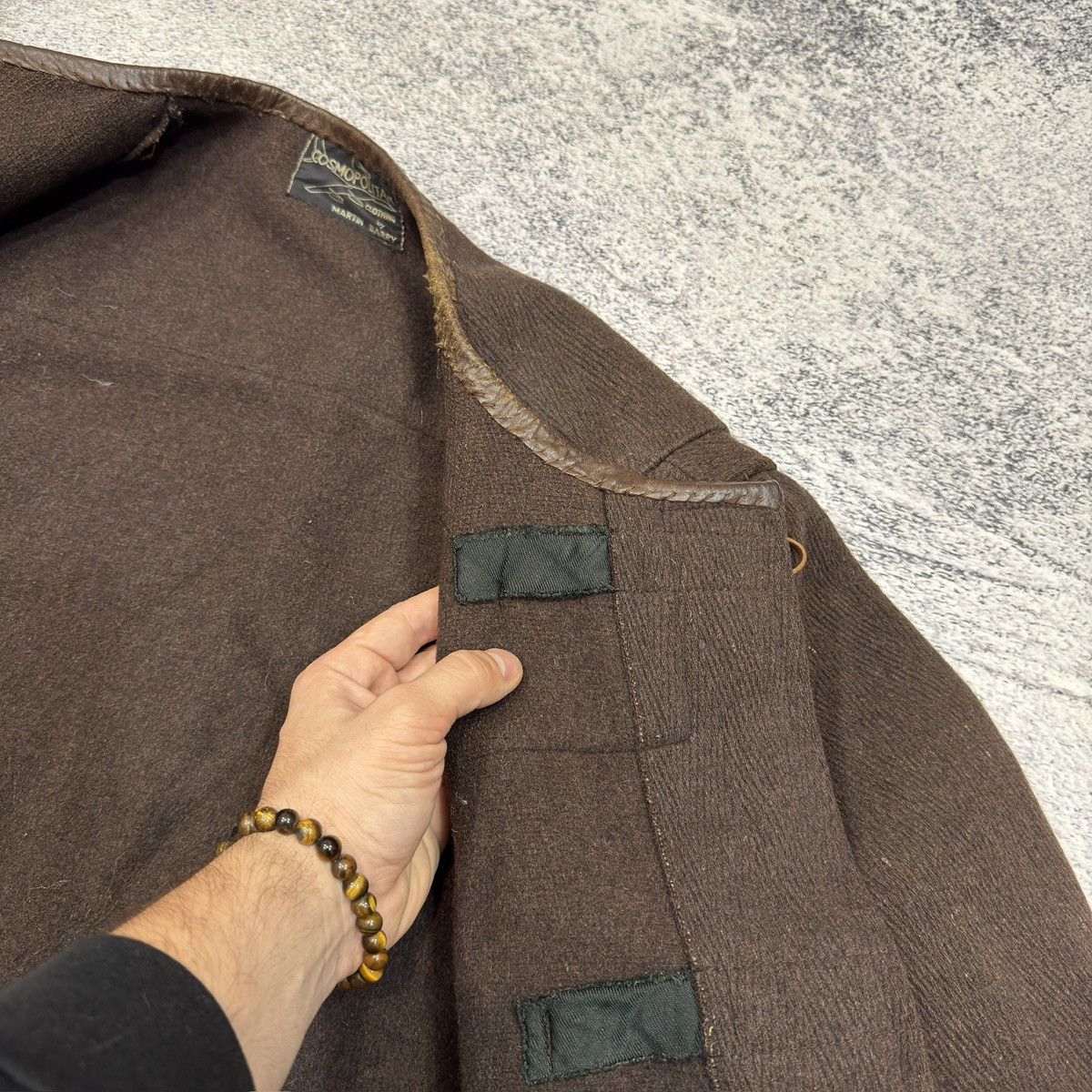 Designer × Vintage Martin Barry Handmade Wool Duffle Coat England Size S Size US S / EU 44-46 / 1 - 15 Thumbnail