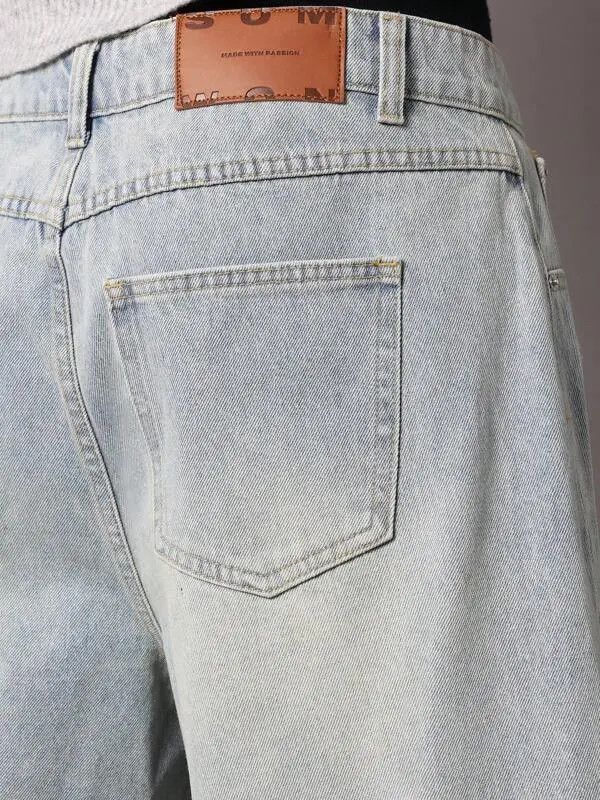 Jean Hayase x Maki Washed Denim Jeans Drip Drill Shorts Jorts Size US 32 / EU 48 - 7 Thumbnail