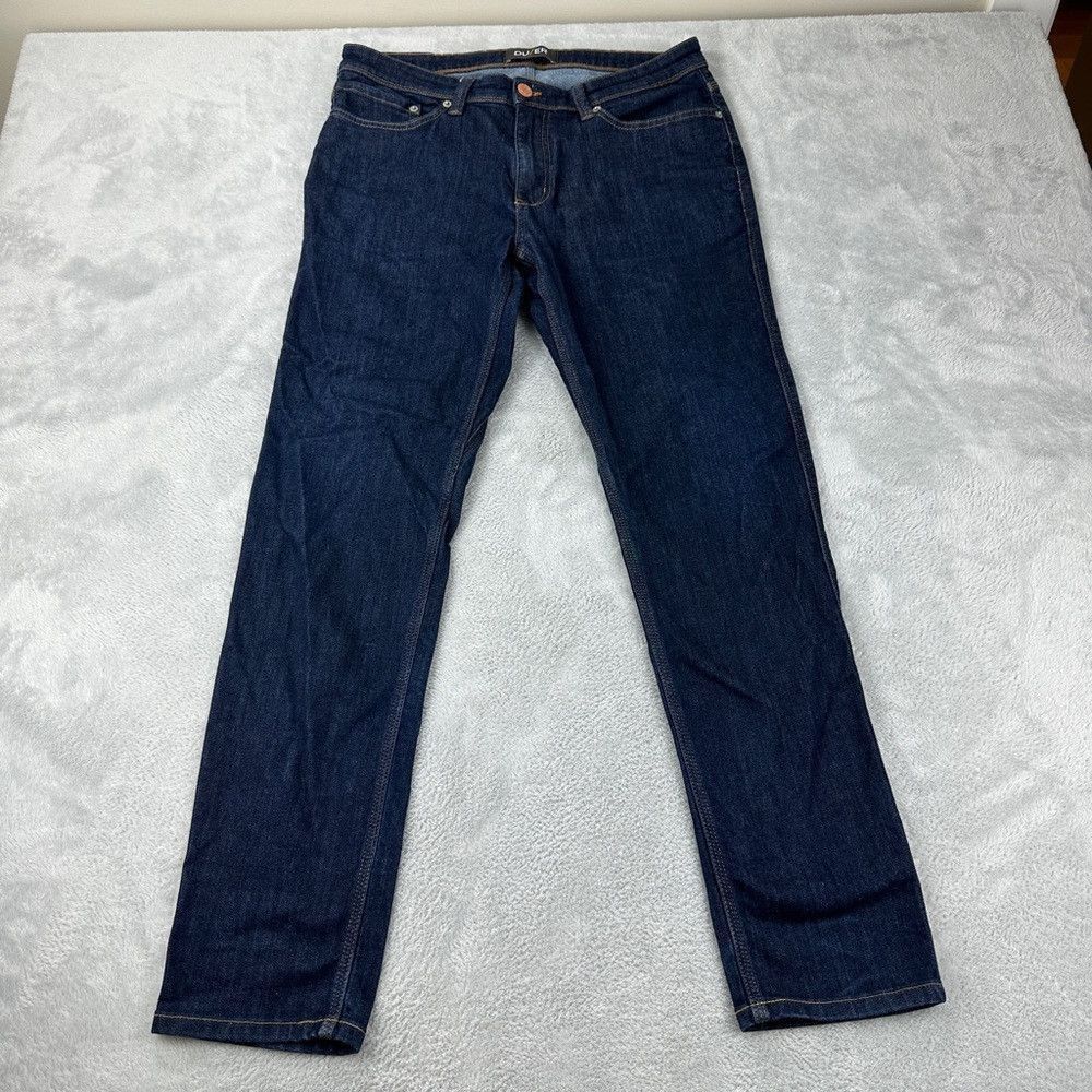 DUER DUER L2X Slim Fit Performance Blue Denim Slim Jeans Men's S Size US 34 / EU 50 - 3 Thumbnail