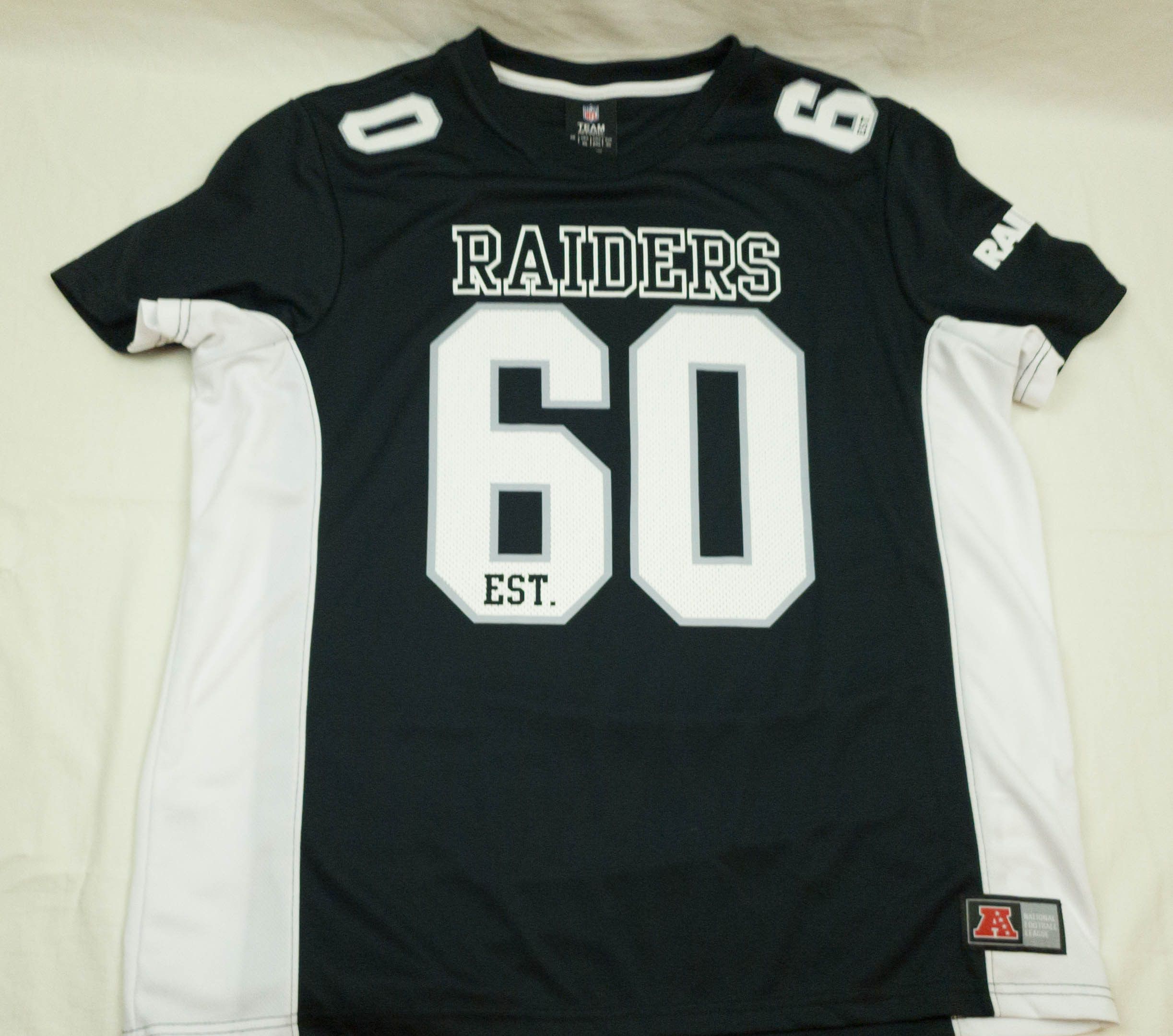 Other NFL TEAM APPAREL JERSEY LAS VEGAS RAIDERS #60 SIZE XL Size US XL / EU 56 / 4 - 3 Thumbnail