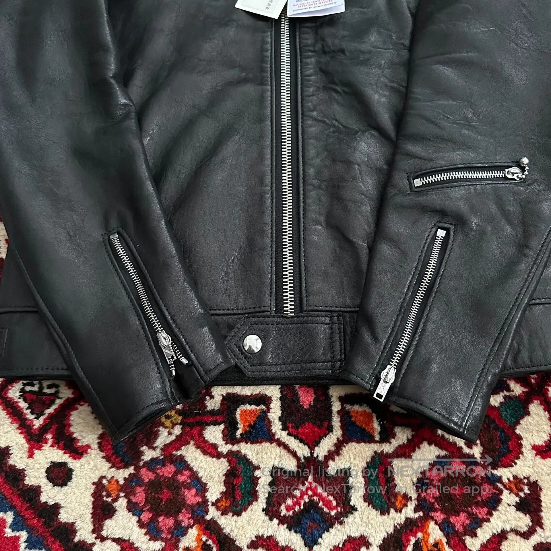 Lewis Leathers lewis leathers 551T black leather jacket. Size US M / EU 48-50 / 2 - 5 Thumbnail