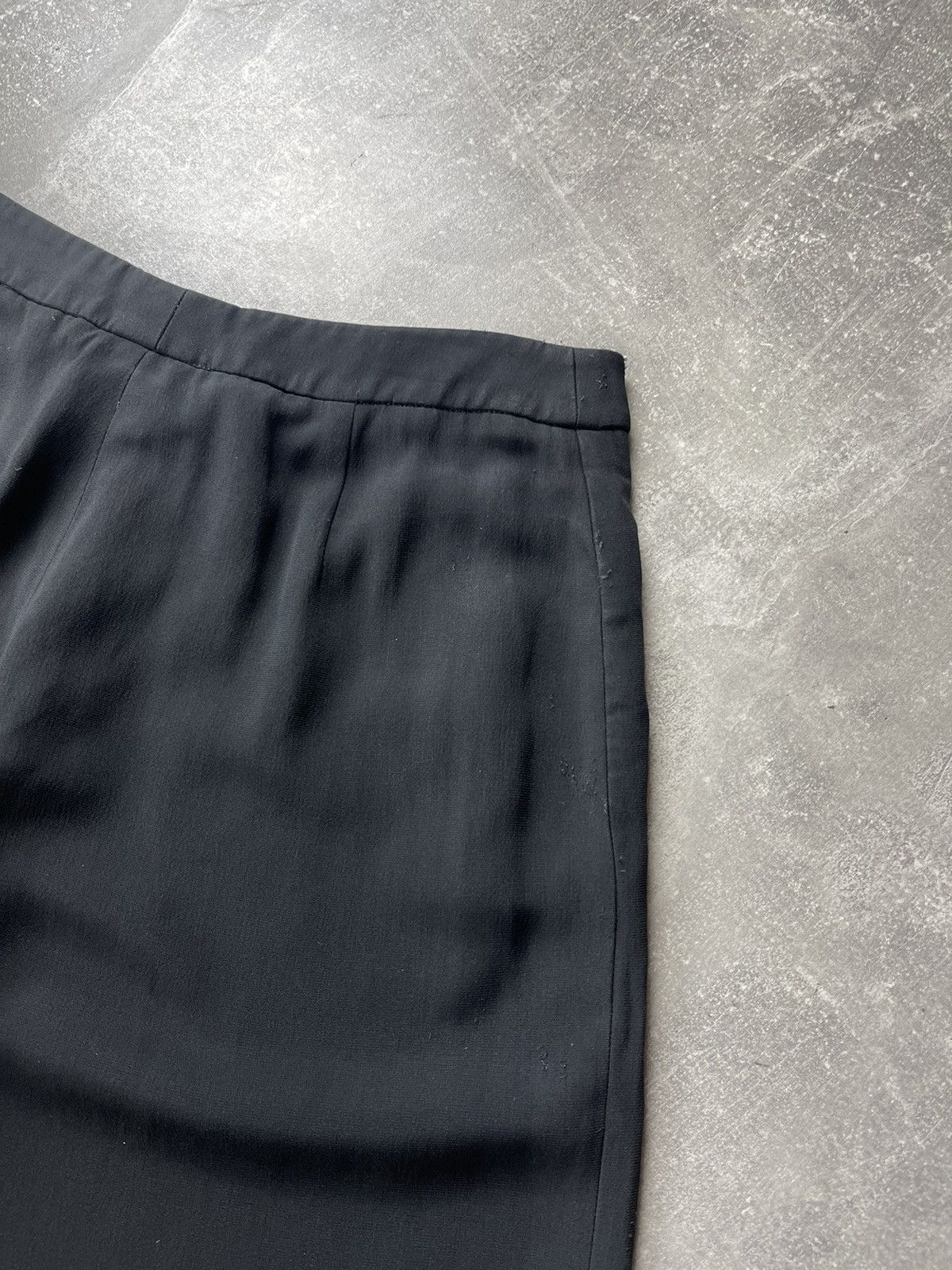 Moschino Cheap and Chic Moschino Wide Leg Cropped Trousers Black Size 34" / US 12 / IT 48 - 10 Thumbnail