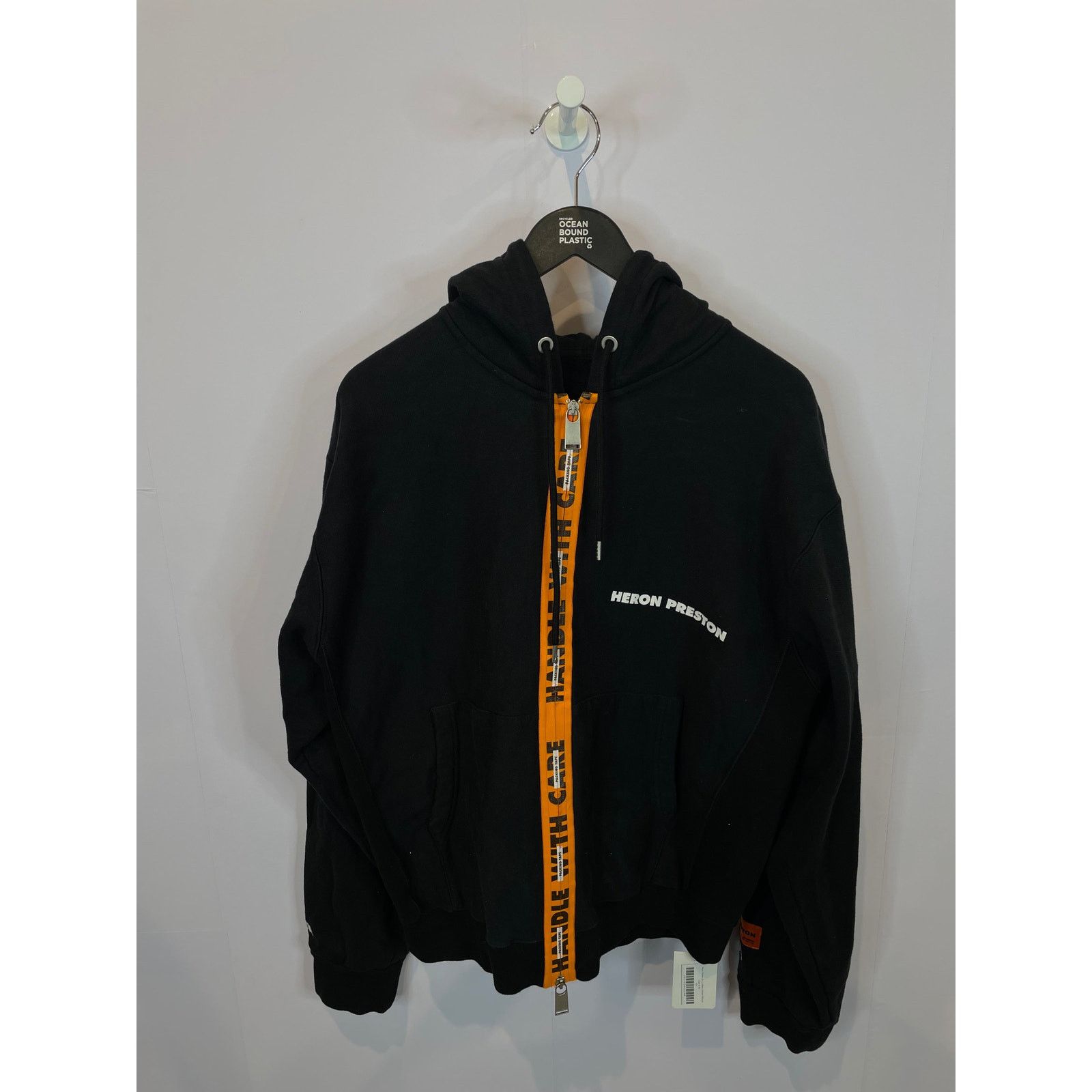 Heron Preston Heron Preston Zip Up Black Orange Used Medium Size US M / EU 48-50 / 2 - 2 Thumbnail