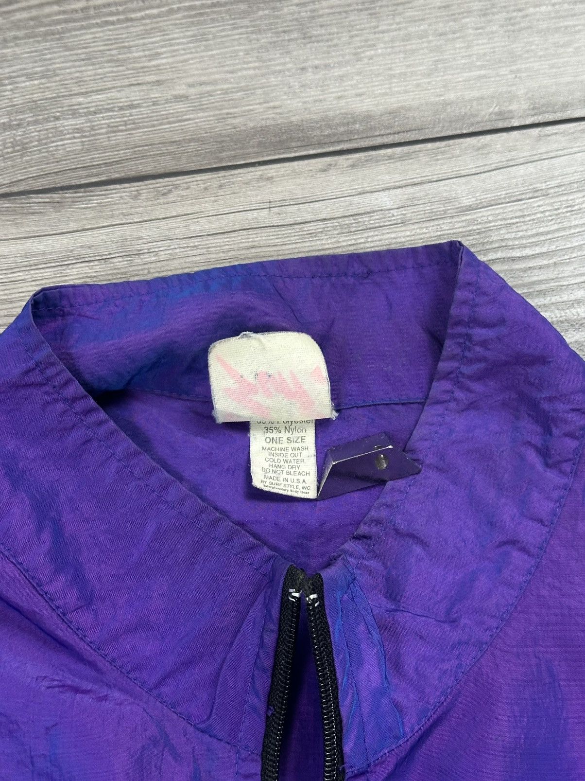 Vintage Vintage 90’s Surf Style Iridescent Light Jacket Size US XL / EU 56 / 4 - 7 Thumbnail