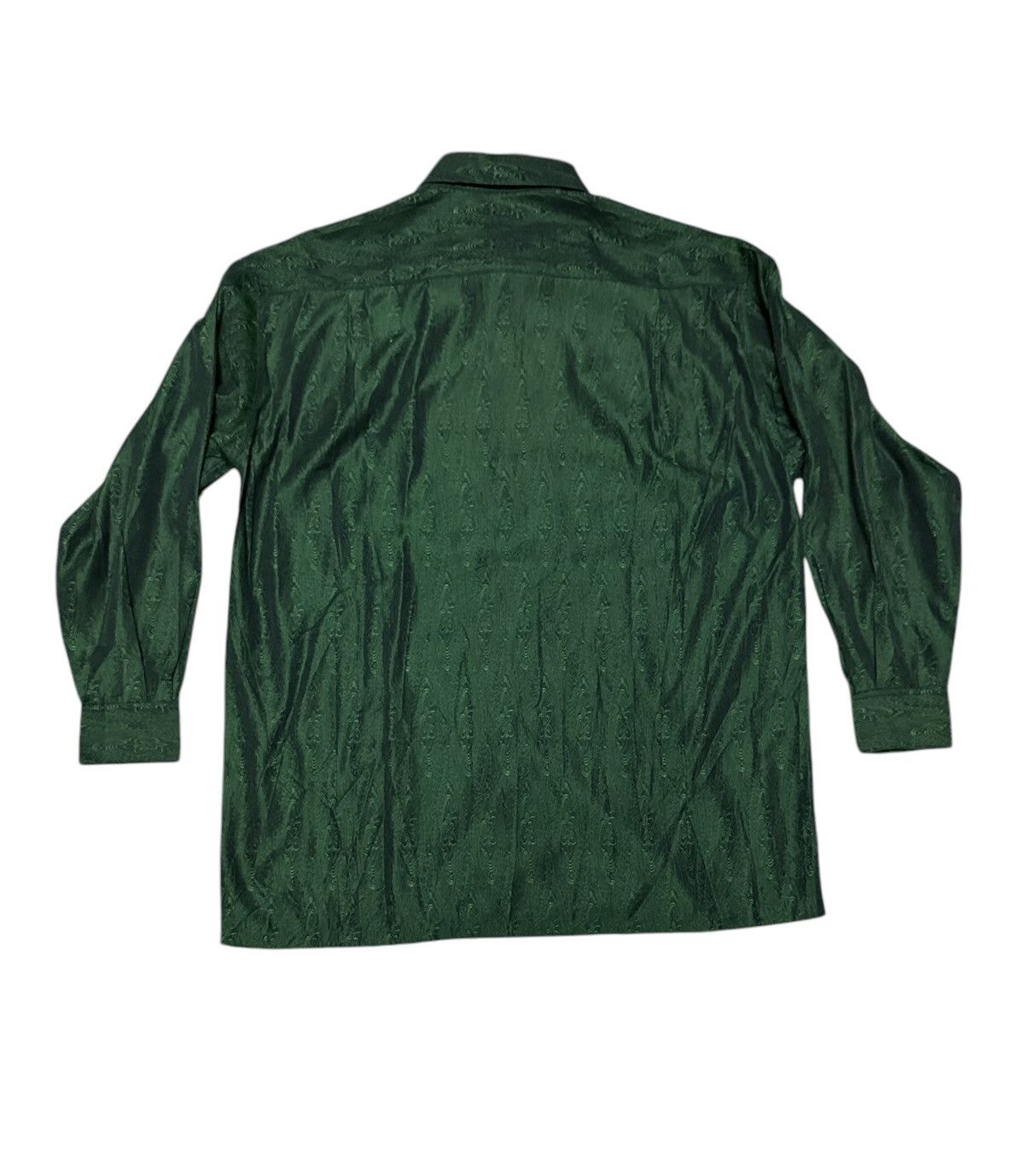 Celine × Hedi Slimane Celine green shirt Size US M / EU 48-50 / 2 - 2 Thumbnail