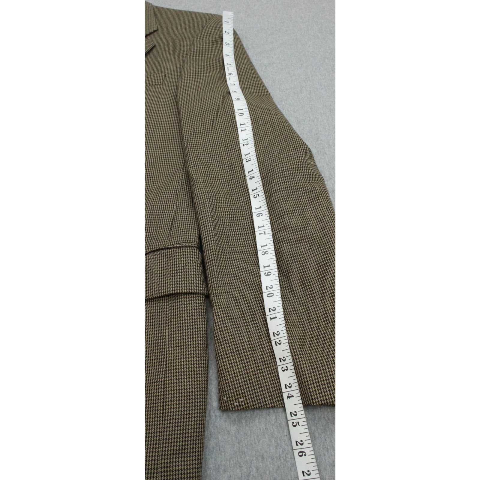 Jos. A. Bank Jos A Bank Blazer Mens 41R Brown Check Wool Signature Colle. Size 40R - 9 Thumbnail