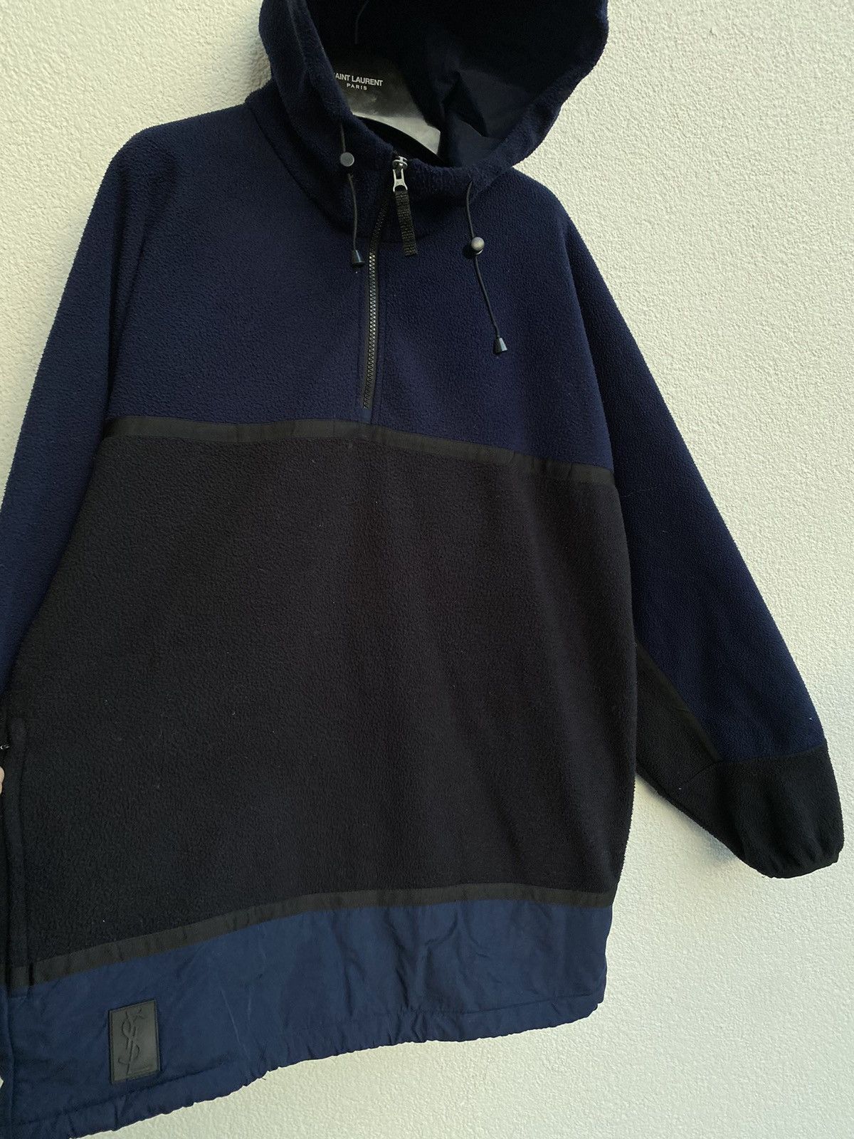 Yves Saint Laurent 90s Fleece YSL Jacket Anorak Zip YSL Bomber Black YSL Anorak Size US XL / EU 56 / 4 - 16 Thumbnail