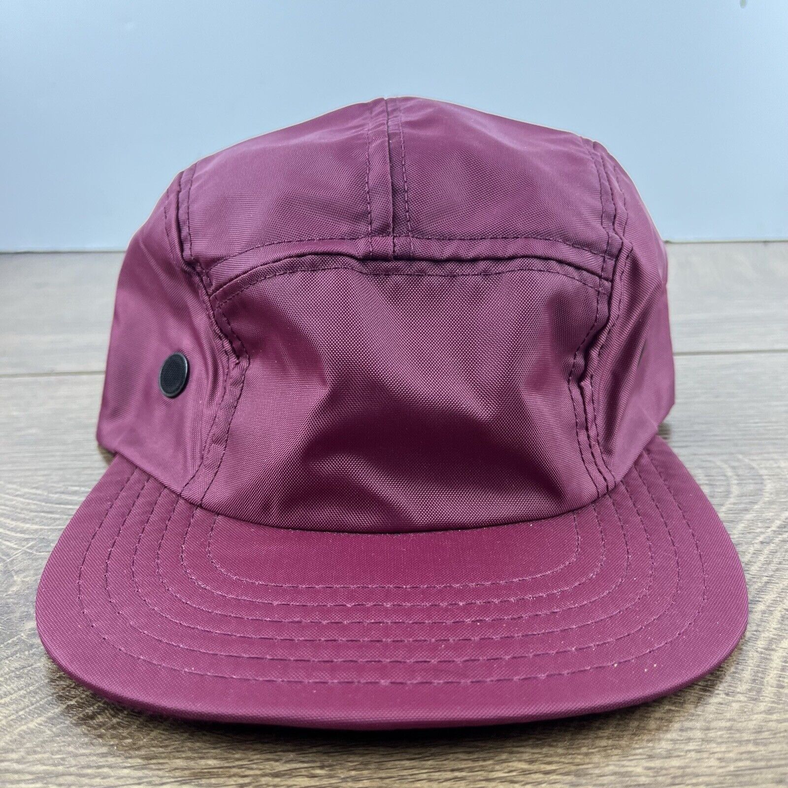 Other Maroon Red Running Hat Athletic Cap Red Adjustable Hat Red A Size ONE SIZE - 4 Thumbnail