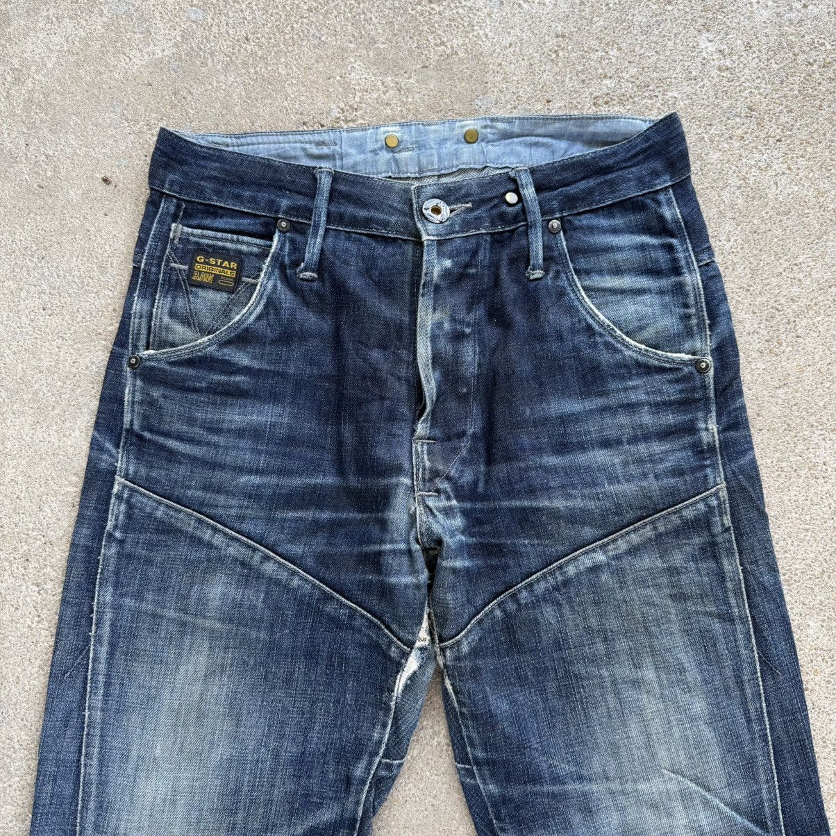 G-Star VINTAGE G STAR RAW DOUBLE KNEE JEAN DENIM PANTS Size US 30 / EU 46 - 4 Thumbnail