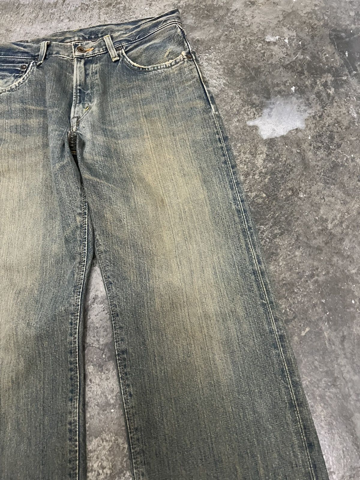 Japanese Brand 💥Rusty Edwin 505ZX Selvedge Orange Tab Jean Size US 31 - 5 Thumbnail