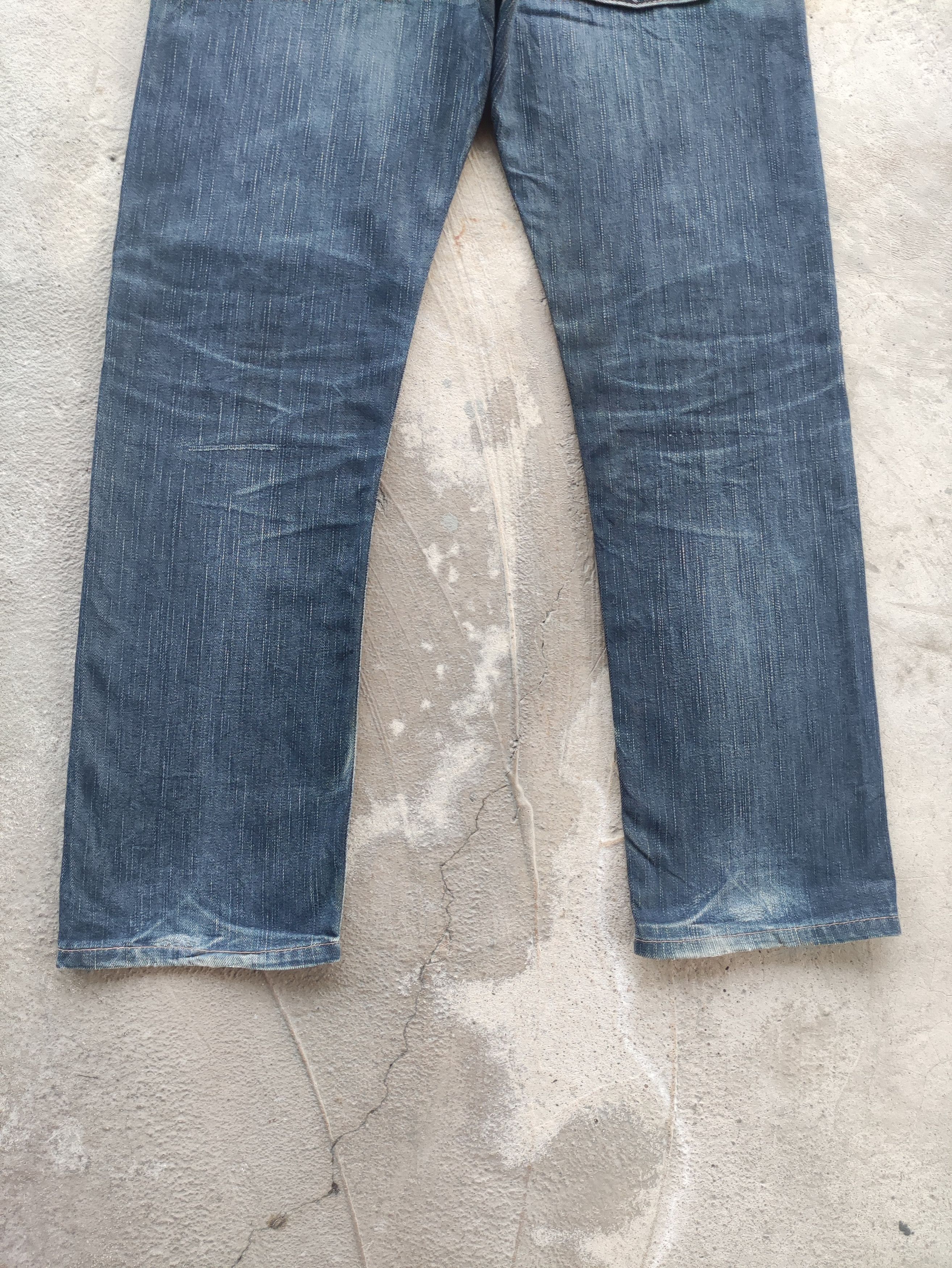 Edwin Vintage Edwin Japan Selvage Distressed Faded Denim Size US 34 / EU 50 - 14 Thumbnail