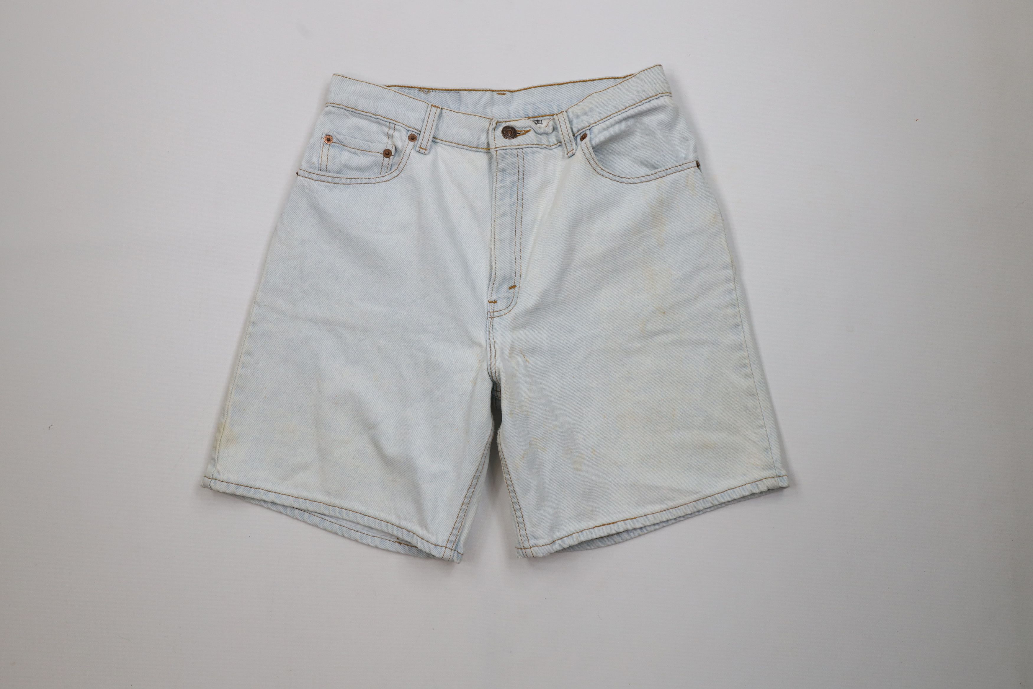 Levi's Vintage 90s Levis 551 Relaxed Denim Jean Shorts Jorts USA Size 34" / US 12 / IT 48 - 1 Thumbnail
