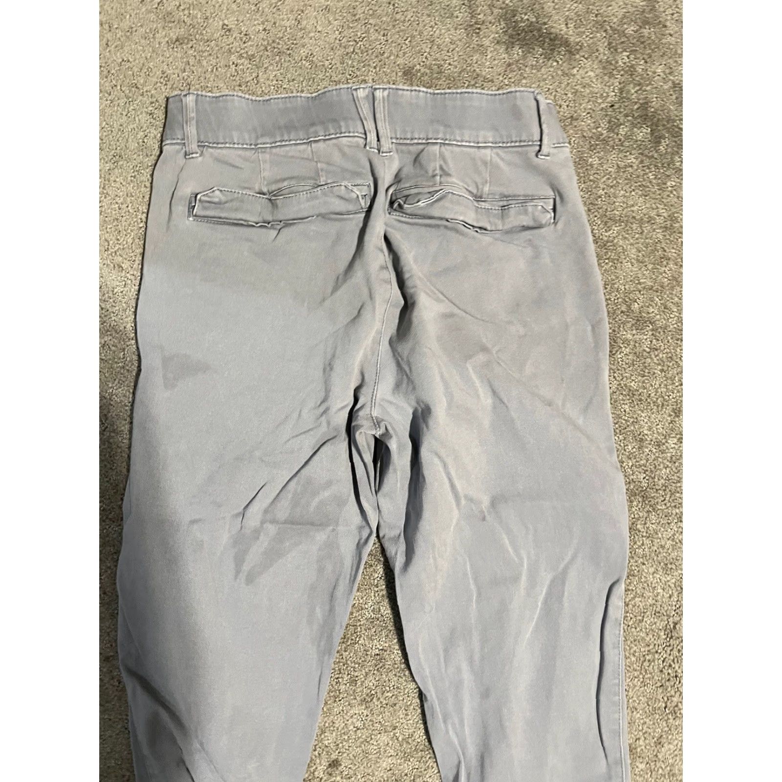 Vintage Democracy Ab Technology Mid Rise Skinny Stretch Jeans Hemmed Gray 4 Women Denim Cotton Polyester Spandex Viscose 5-Pocket Inseam 25" Dark Denim Jeans Size 27" / US 4 / IT 40 - 4 Thumbnail