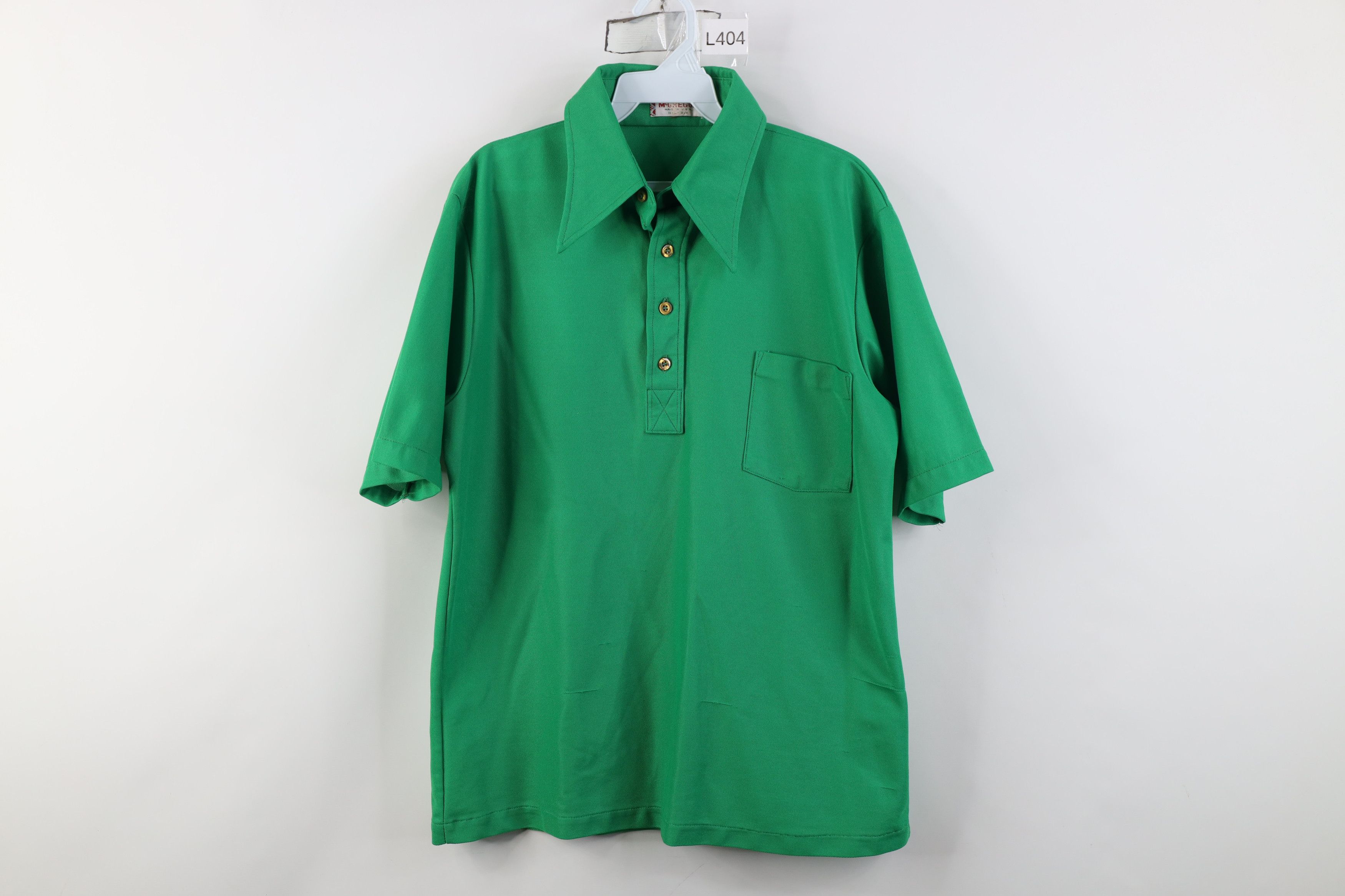 McGregor Vintage 50s 60s McGregor Collar Golf Polo Shirt Green USA Size US L / EU 52-54 / 3 - 1 Thumbnail
