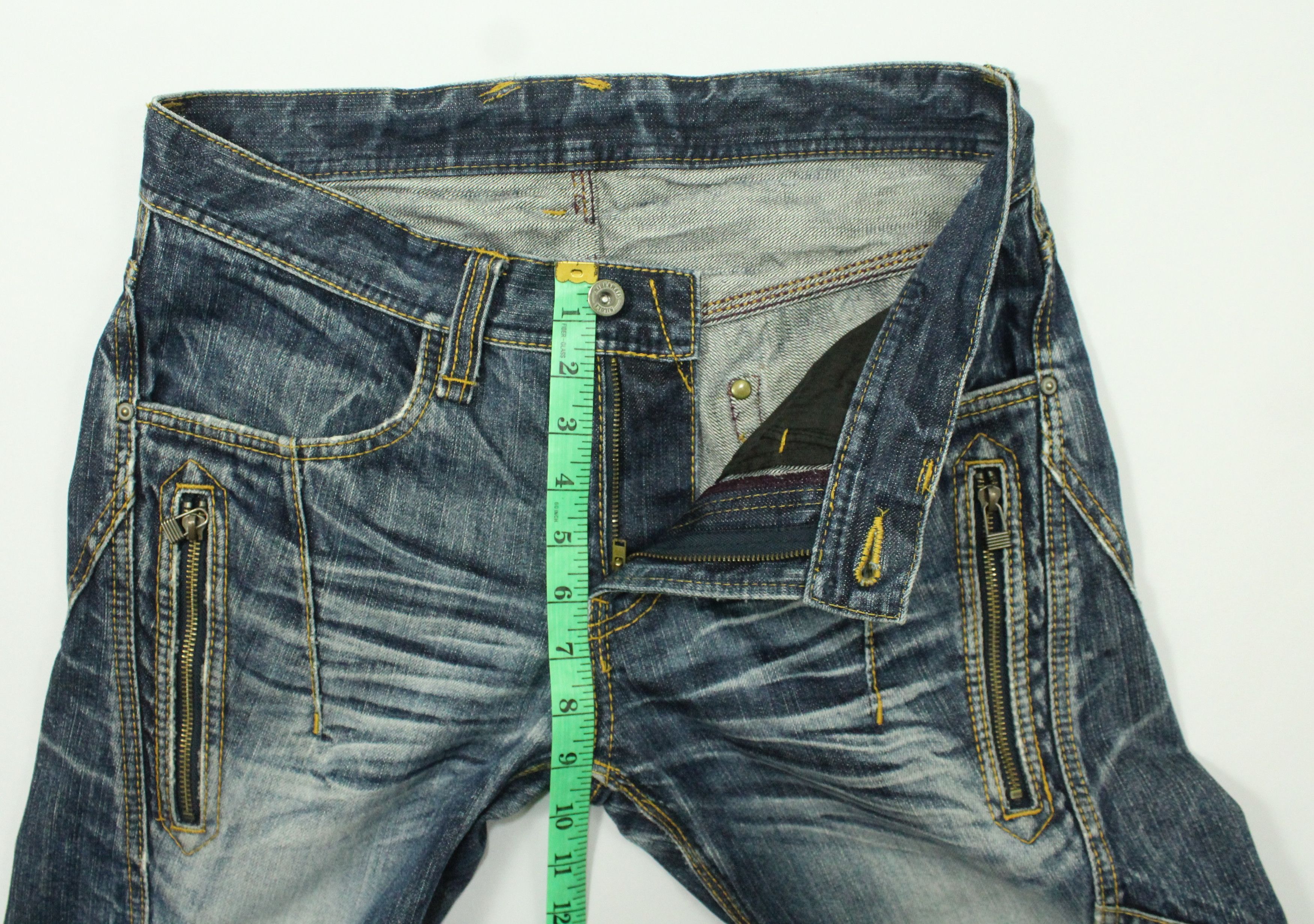 Matsuda Flared NICOLE HIDEAWAYS Denim Distressed kAPITAL LGB Style Size US 32 / EU 48 - 23 Thumbnail