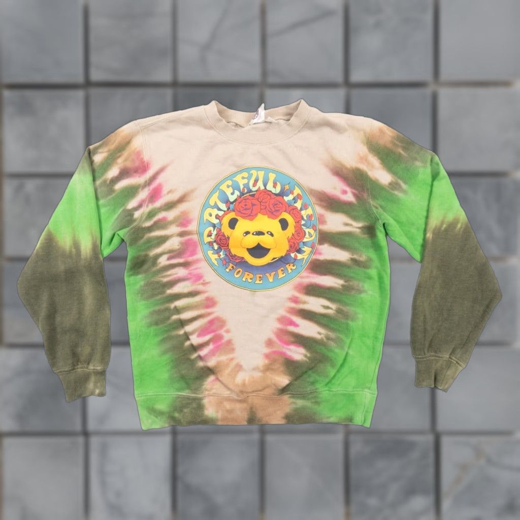 Vintage Grateful Dead Sweatshirt Adult Small Crew Neck Band Pullover Lightweight Cotton Polyester Fleece Size US S / EU 44-46 / 1 - 1 Thumbnail