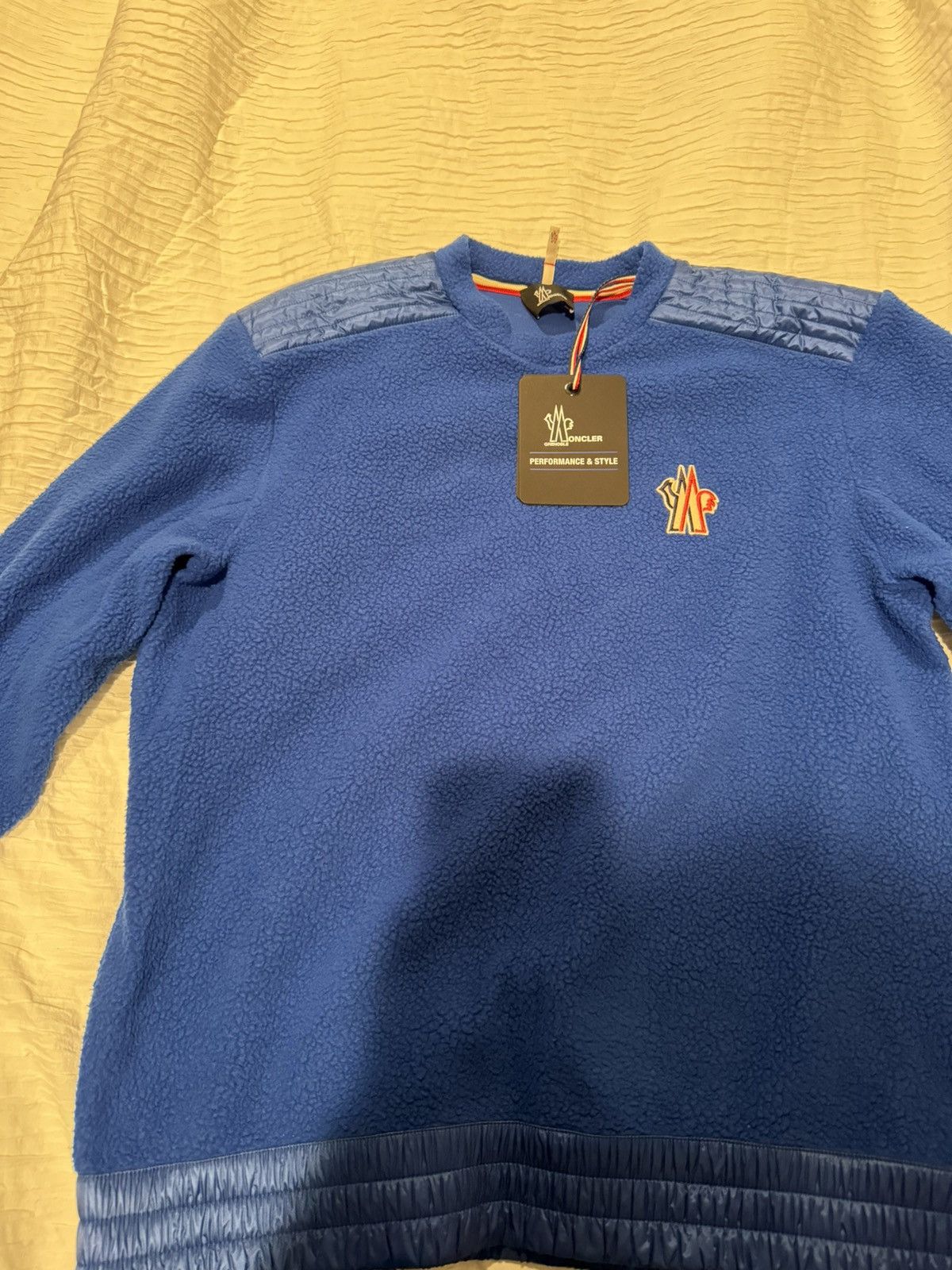 Moncler Moncler Grenoble Blue Maglia Sweatshirt Size US M / EU 48-50 / 2 - 3 Thumbnail