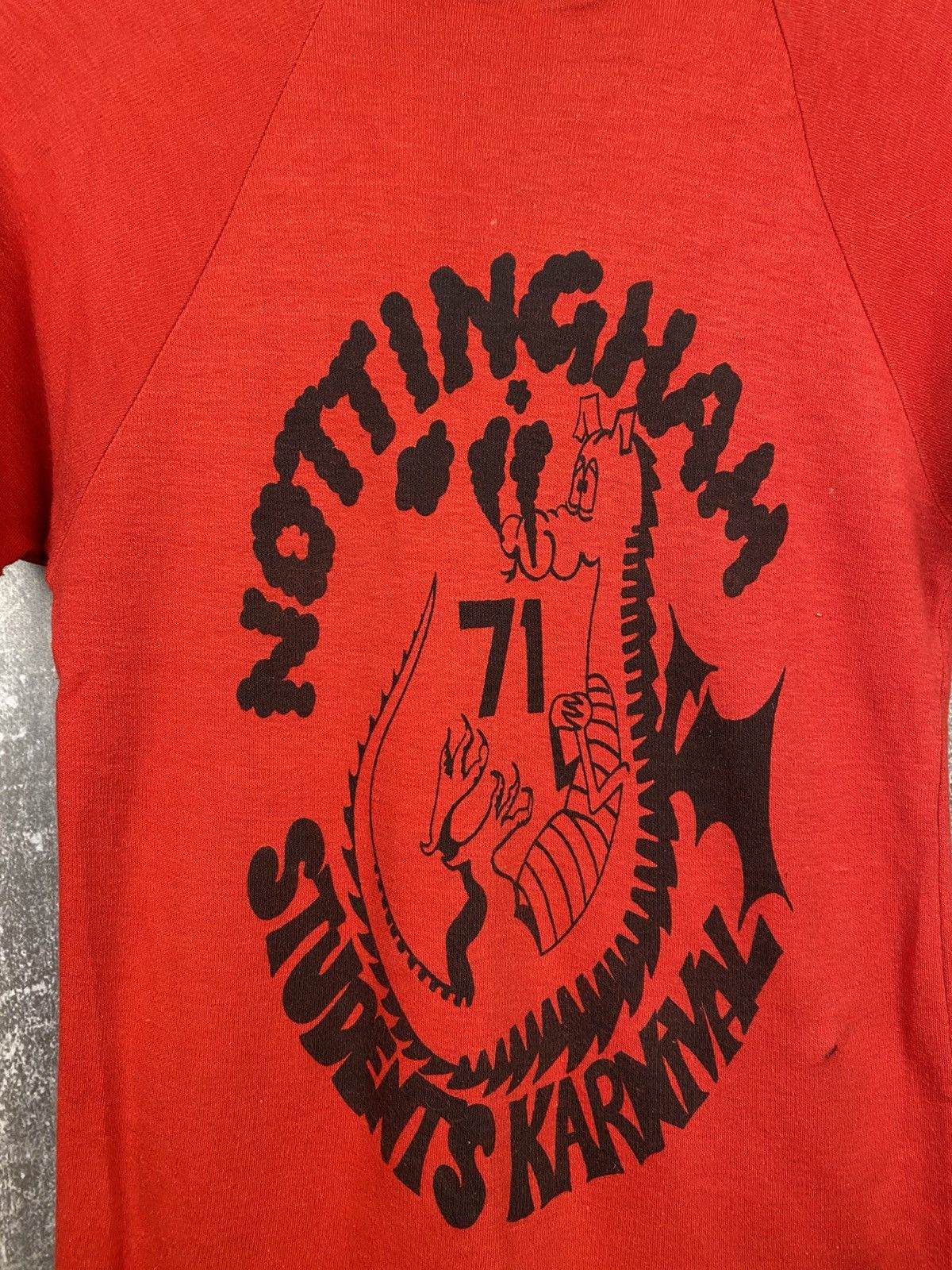 Vintage Vintage student University T-shirt 70s Size US M / EU 48-50 / 2 - 4 Thumbnail