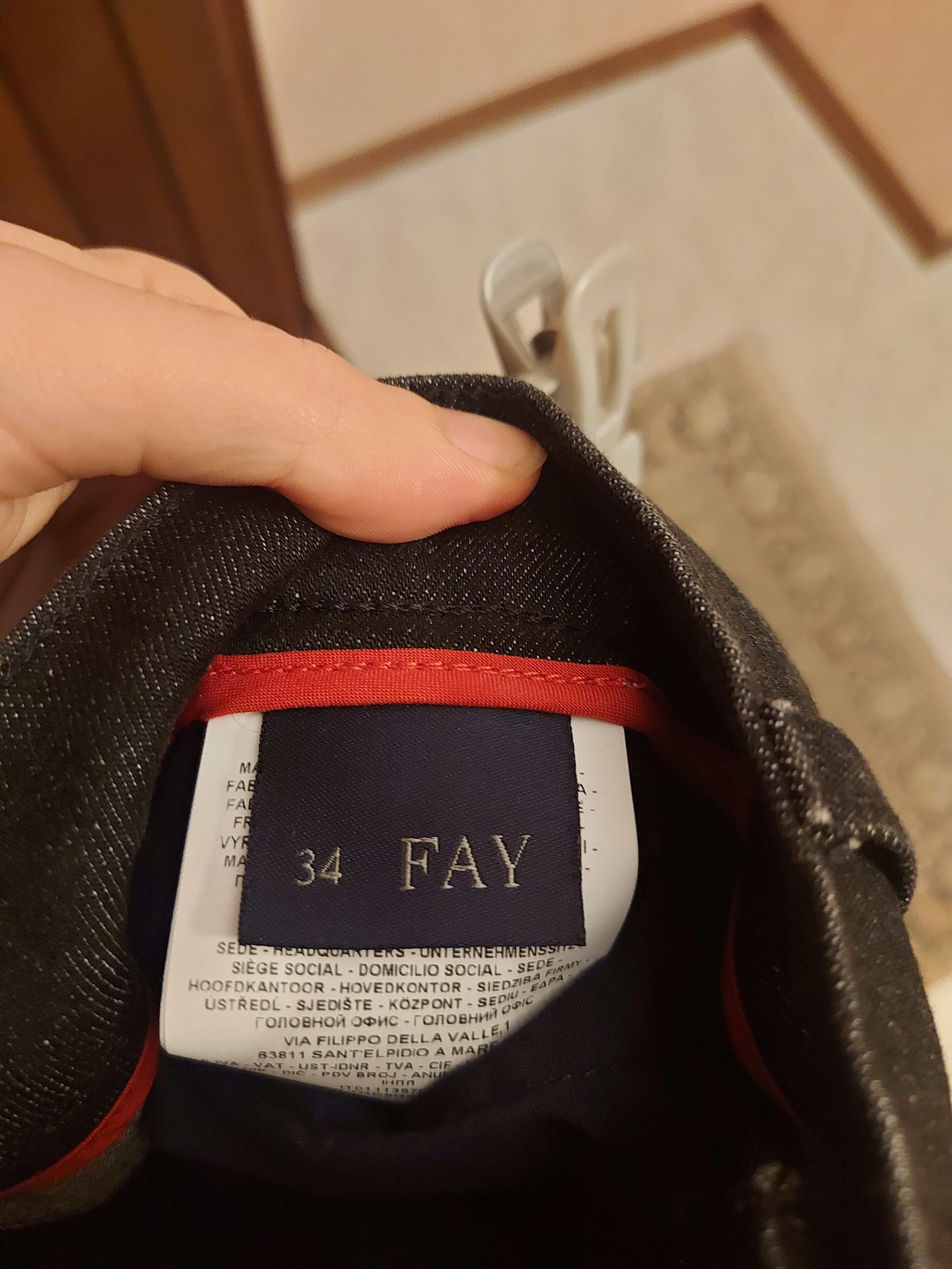 Fay JEANS FAY NEW COLLECTION Size US 34 / EU 50 - 4 Thumbnail