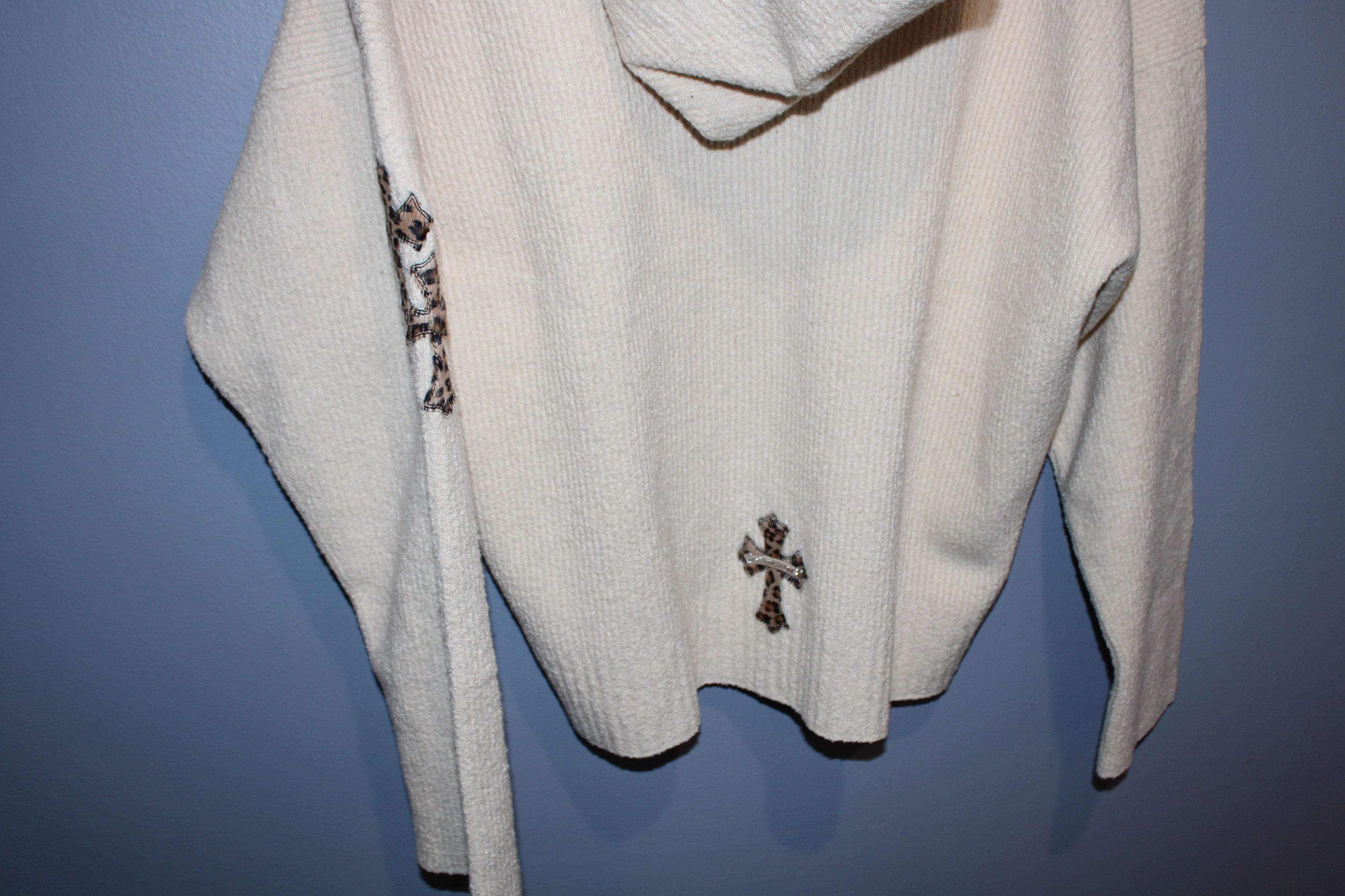 Chrome Hearts chrome hearts cheetah cross cropped hoodie Size XS / US 0-2 / IT 36-38 - 2 Thumbnail