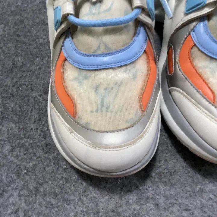 Louis Vuitton Louis Vuitton Archlight Blue and White Sneakers -2508 Size US 6 / IT 36 - 5 Thumbnail
