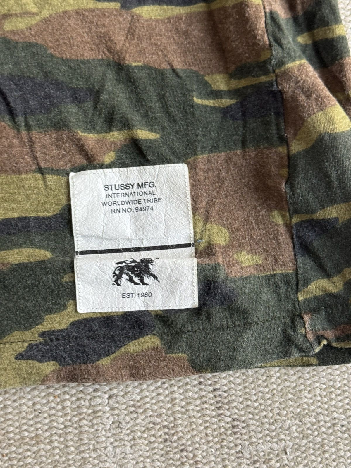 Stussy Stussy camo cotton tank sz L Size US L / EU 52-54 / 3 - 3 Thumbnail