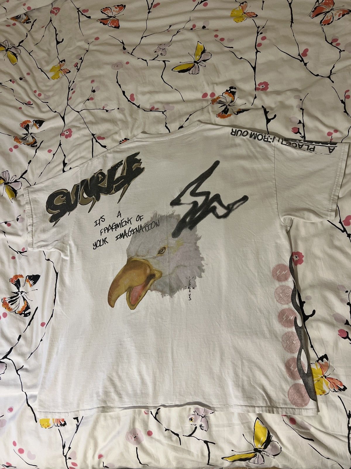 Travis Scott Travis Scott x Fragment T-Shirt Size US XL / EU 56 / 4 - 4 Thumbnail