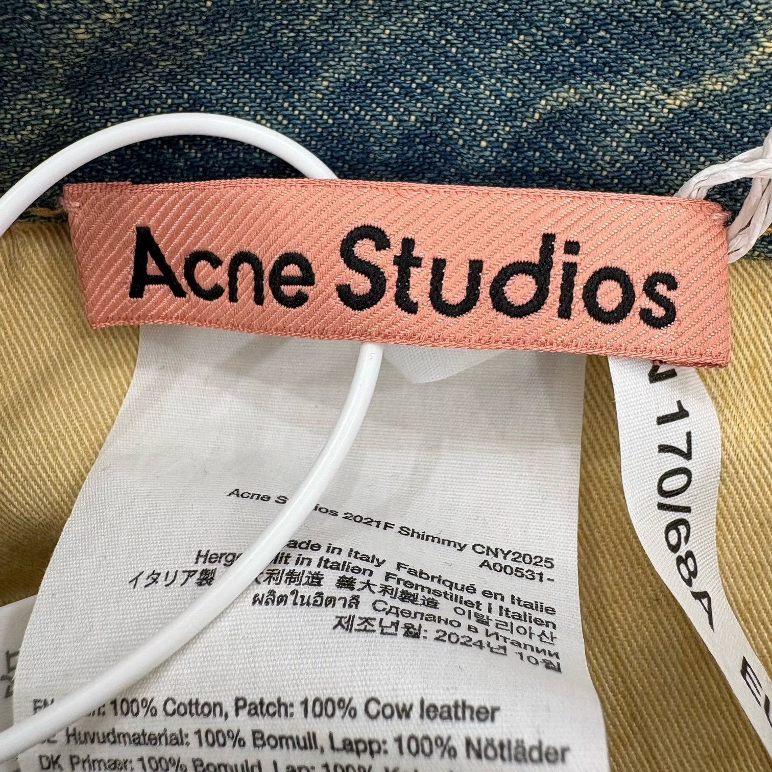 Acne Studios Acne Studios 2021F Crystal Sparkle Diamond-Encrusted Loose Size US 27 - 5 Thumbnail