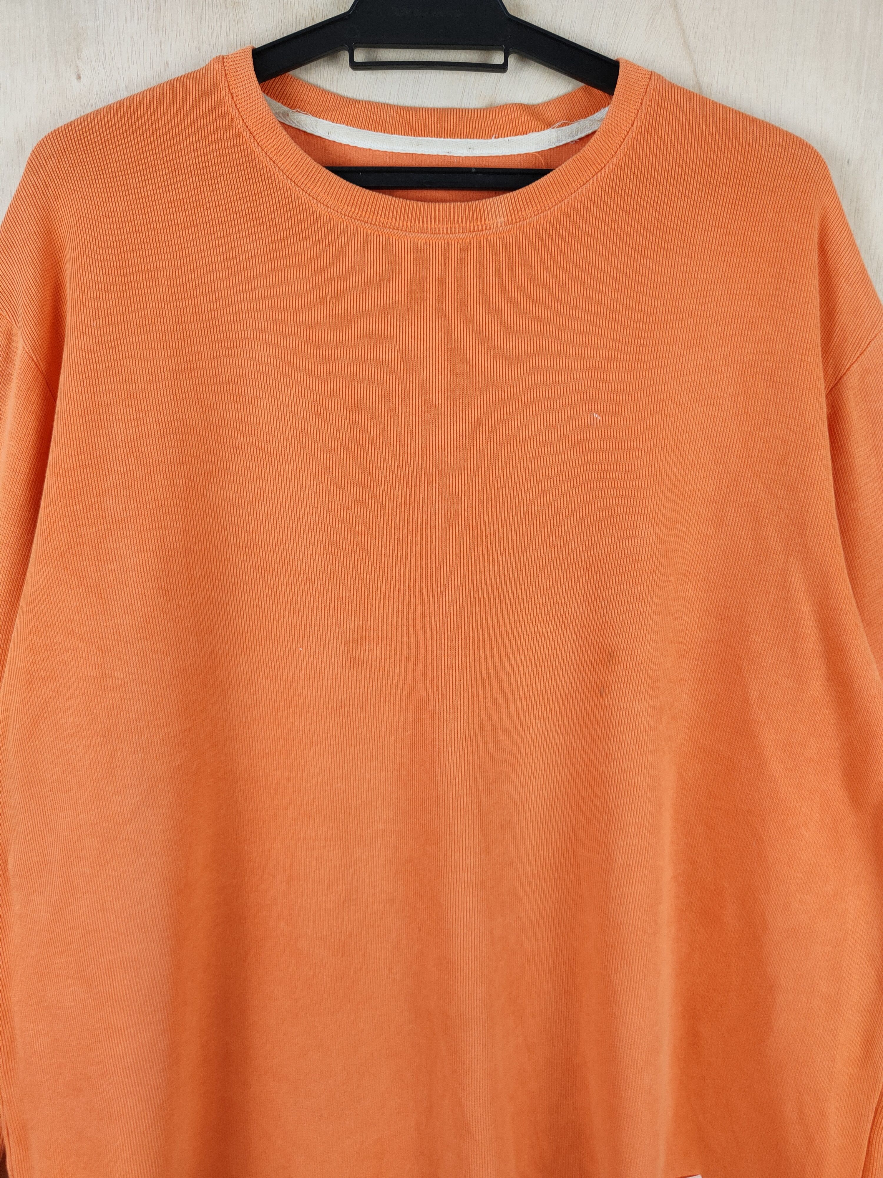 Japanese Brand × Vintage MCC 11 Orange plain Sweatshirts #S2611 Size US XL / EU 56 / 4 - 2 Thumbnail