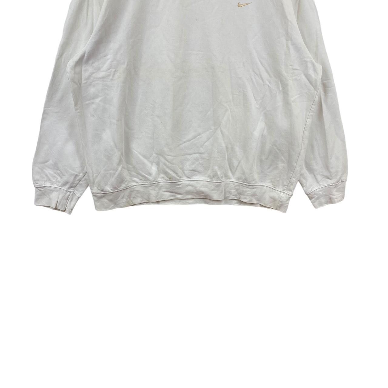 Nike NIKE SWOOSH Embroidered Logo Baggy Sweatshirt Sweater Size L / US 10 / IT 46 - 4 Thumbnail