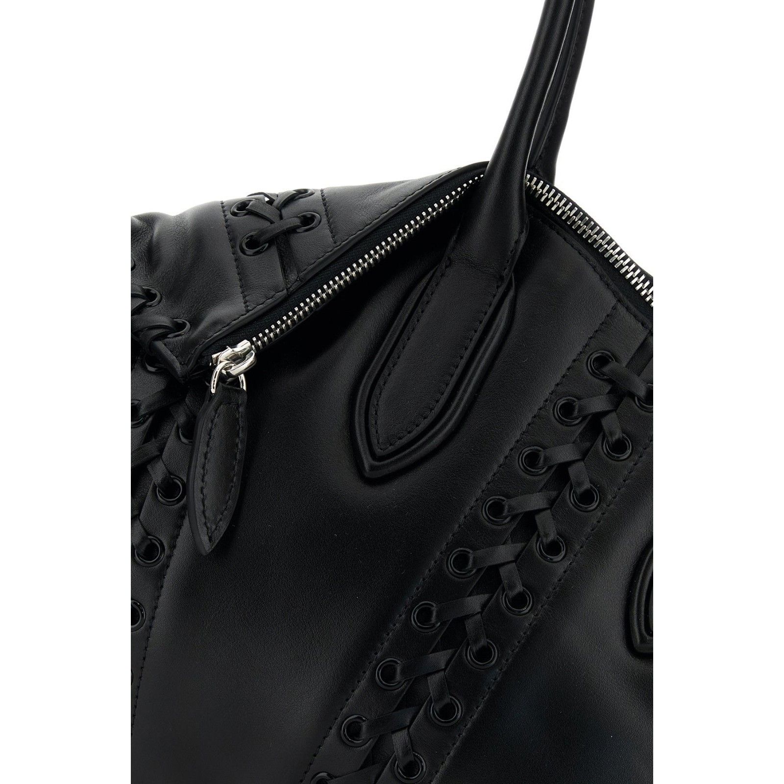 Alexander McQueen ALEXANDER MCQUEEN Manta Black Shoulder Bag New & Authentic Size ONE SIZE - 4 Thumbnail
