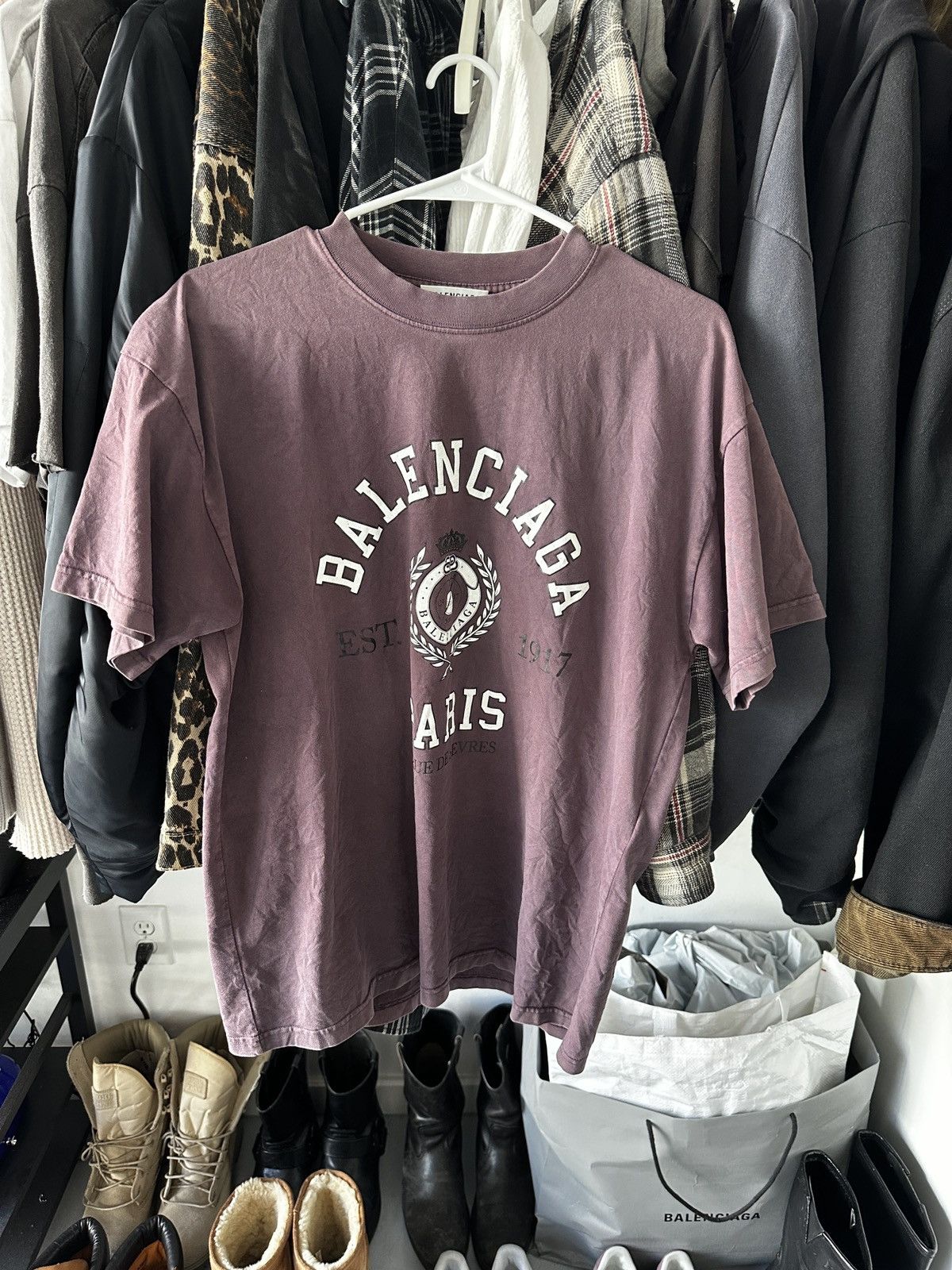 Balenciaga Balenciaga YE24 Paris tee Size US S / EU 44-46 / 1 - 7 Thumbnail