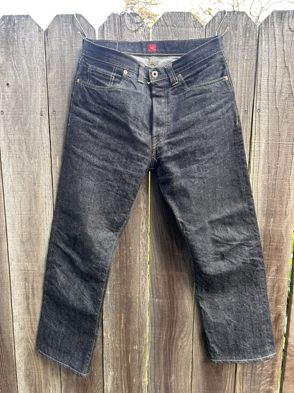 RESOLUTE Resolute GB714 WWll Straight Jeans Ghost Black 15th Ann (31) Size US 31 - 1 Thumbnail