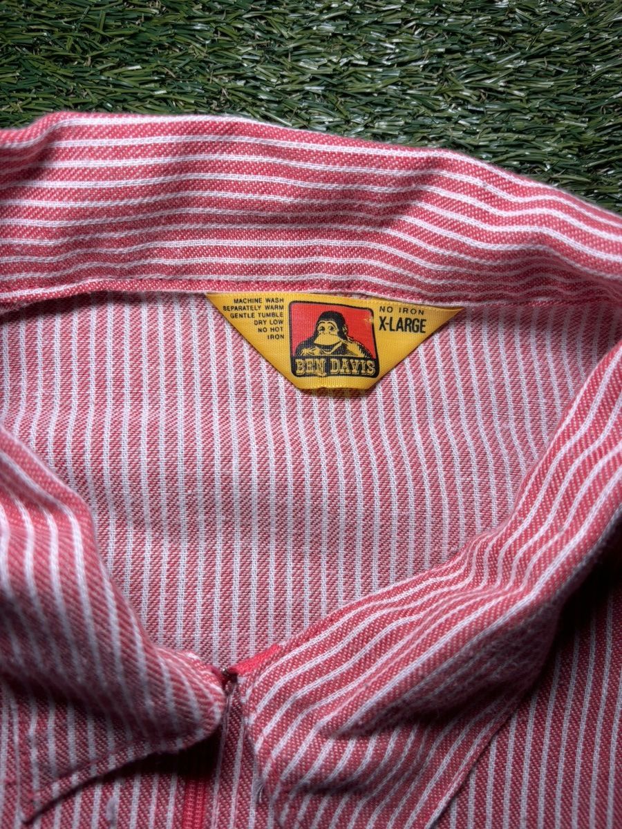 Ben Davis Ben Davis Japan Short Sleeve Zip Polo Size US XL / EU 56 / 4 - 3 Thumbnail