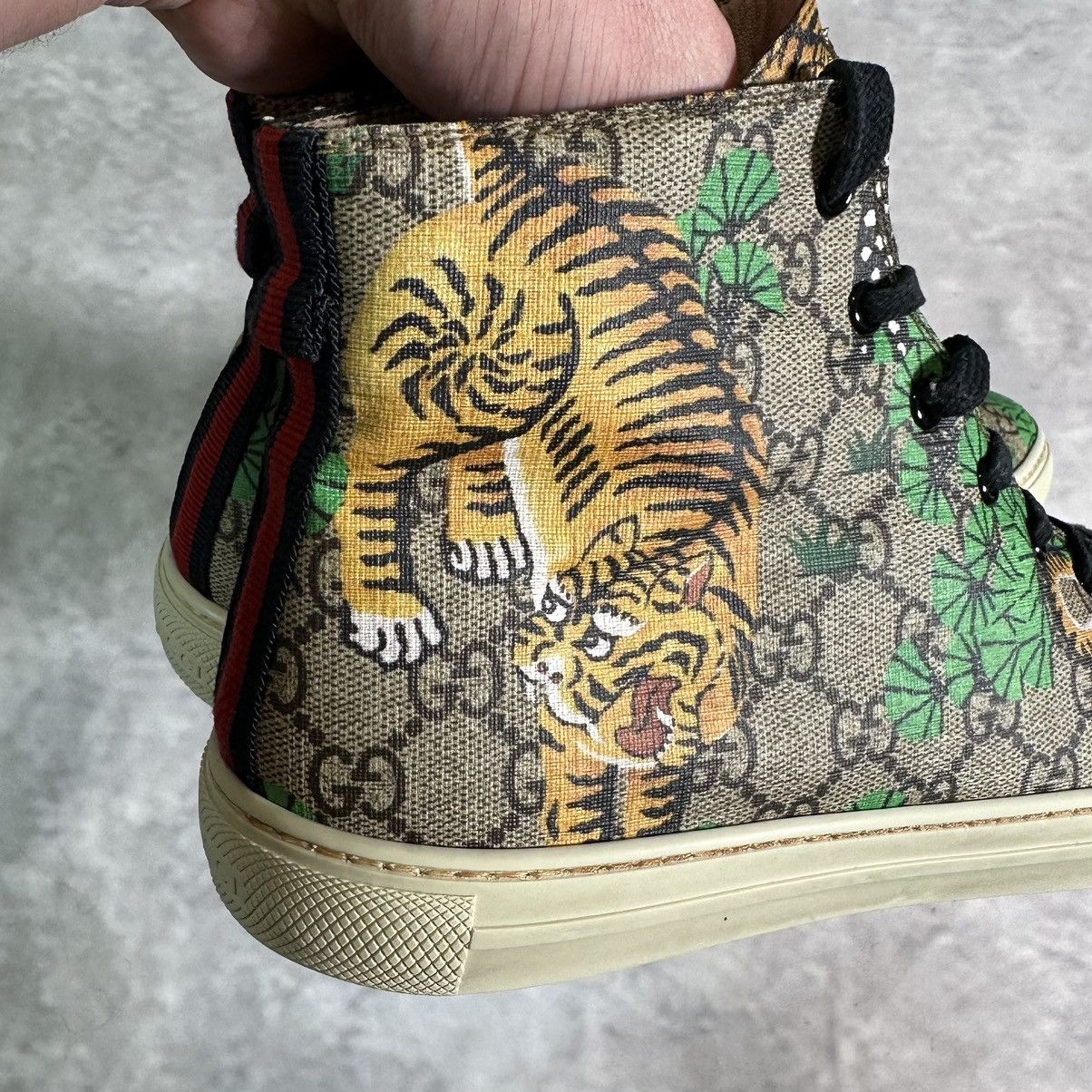 Gucci Gucci GG Supreme High Bengal mens shoes Size US 10 / EU 43 - 6 Thumbnail
