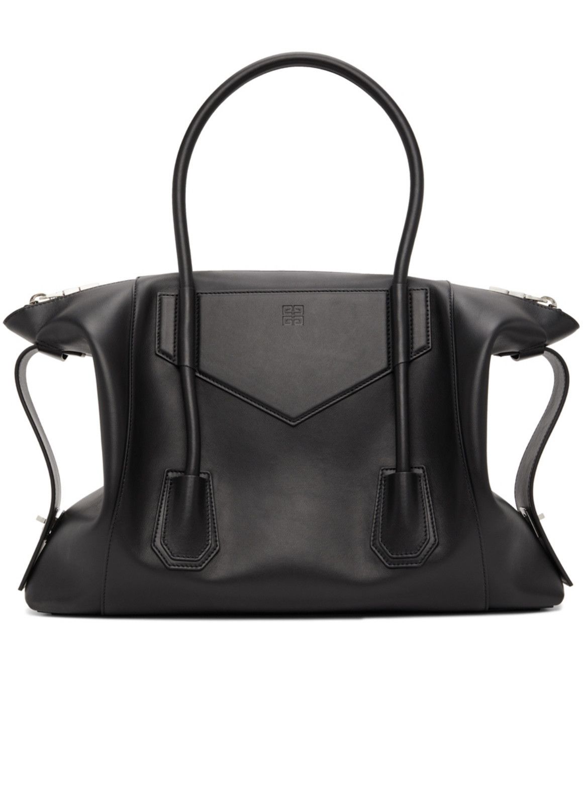 Givenchy Givenchy Black Medium Antigona Soft Lock Shoulder Bag Size ONE SIZE - 2 Thumbnail