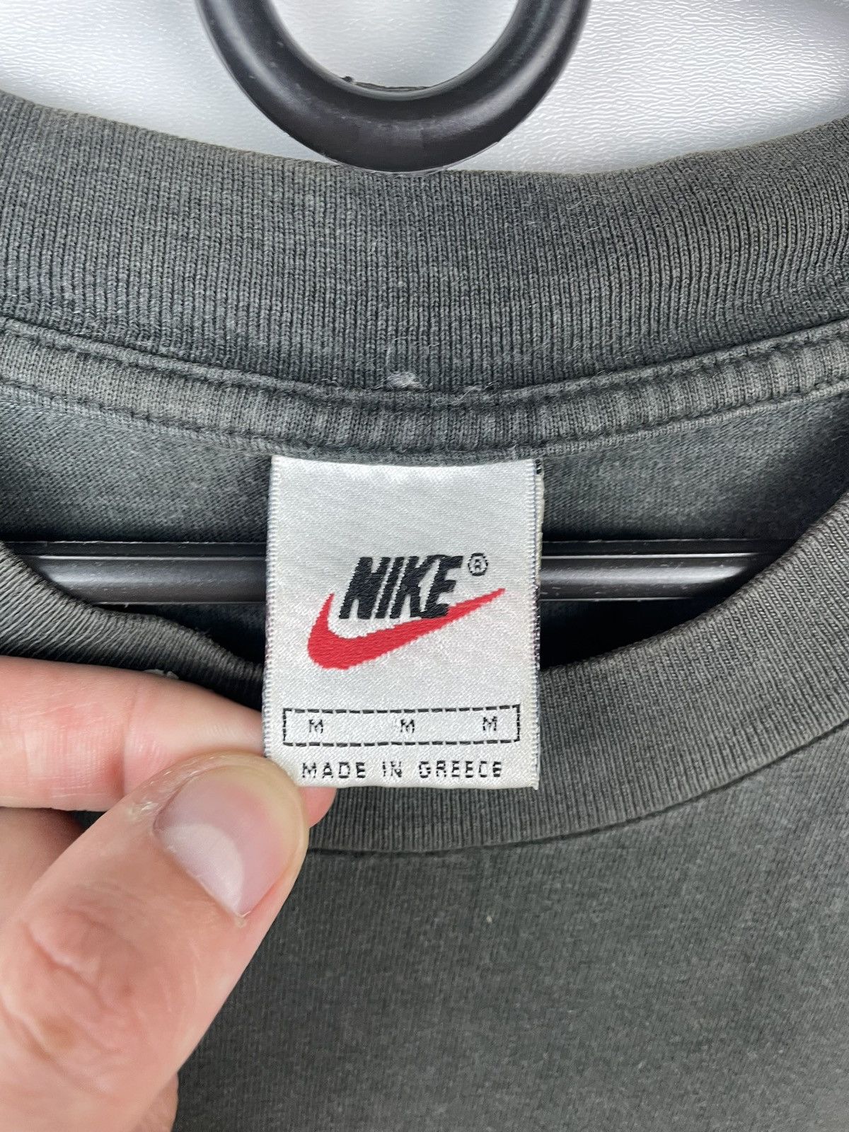 Nike × Vintage Nike Basketball Vintage T Shirt Grey Size M Size US M / EU 48-50 / 2 - 2 Thumbnail