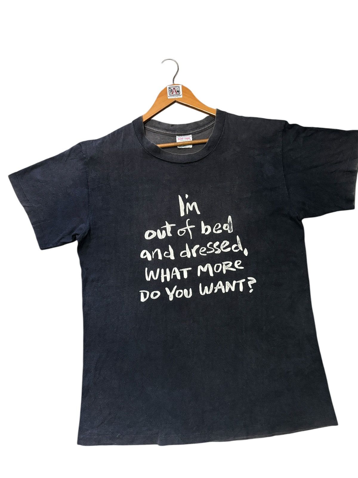 Vintage ‼️RARE‼️VINTAGE “I’M OUT OF BED AND DRESSED” TSHIRT TEE💥 Size US L / EU 52-54 / 3 - 3 Thumbnail