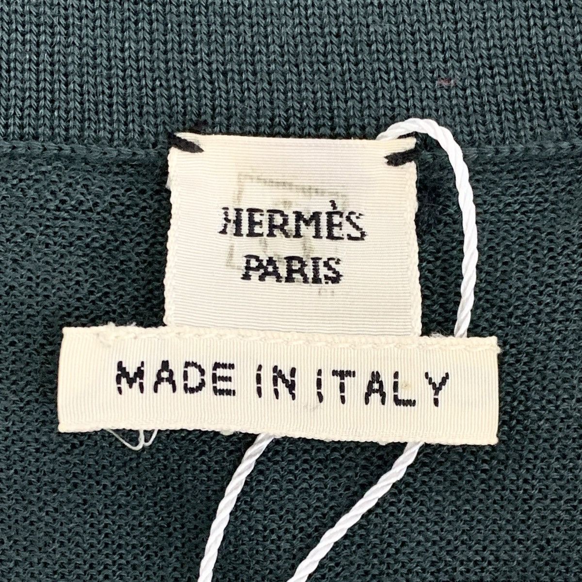 Hermes Hermes Dark Green Cashmere Long Sleeve Knit Sweater K26WX Size XS / US 0-2 / IT 36-38 - 5 Thumbnail